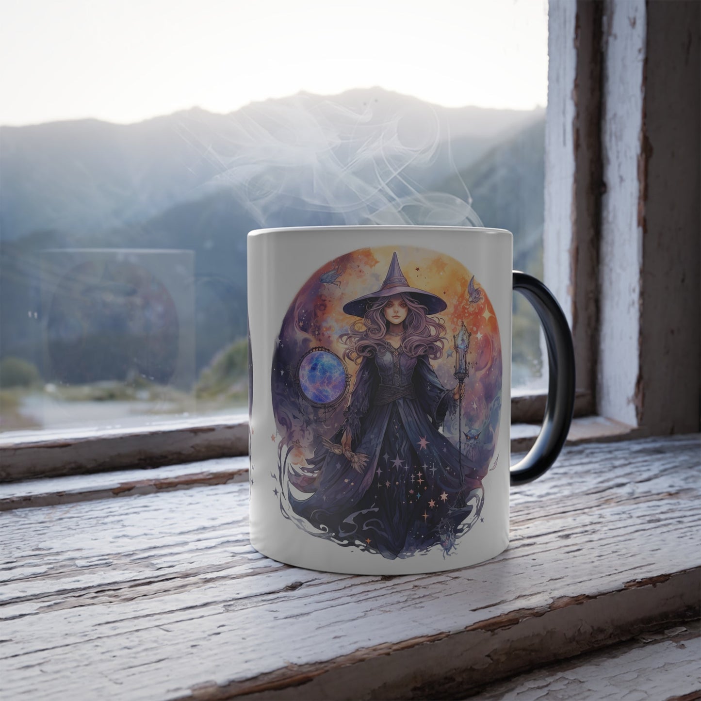 Top Witch Color Morphing Mug, 11oz - Moon & Starr Handcrafted Jewelry && More!