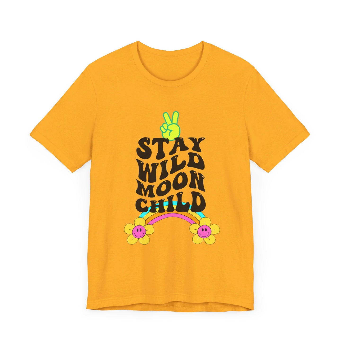 Stay Wild Moon Child Unisex Jersey Short Sleeve Tee - Moon & Starr Handcrafted LLC