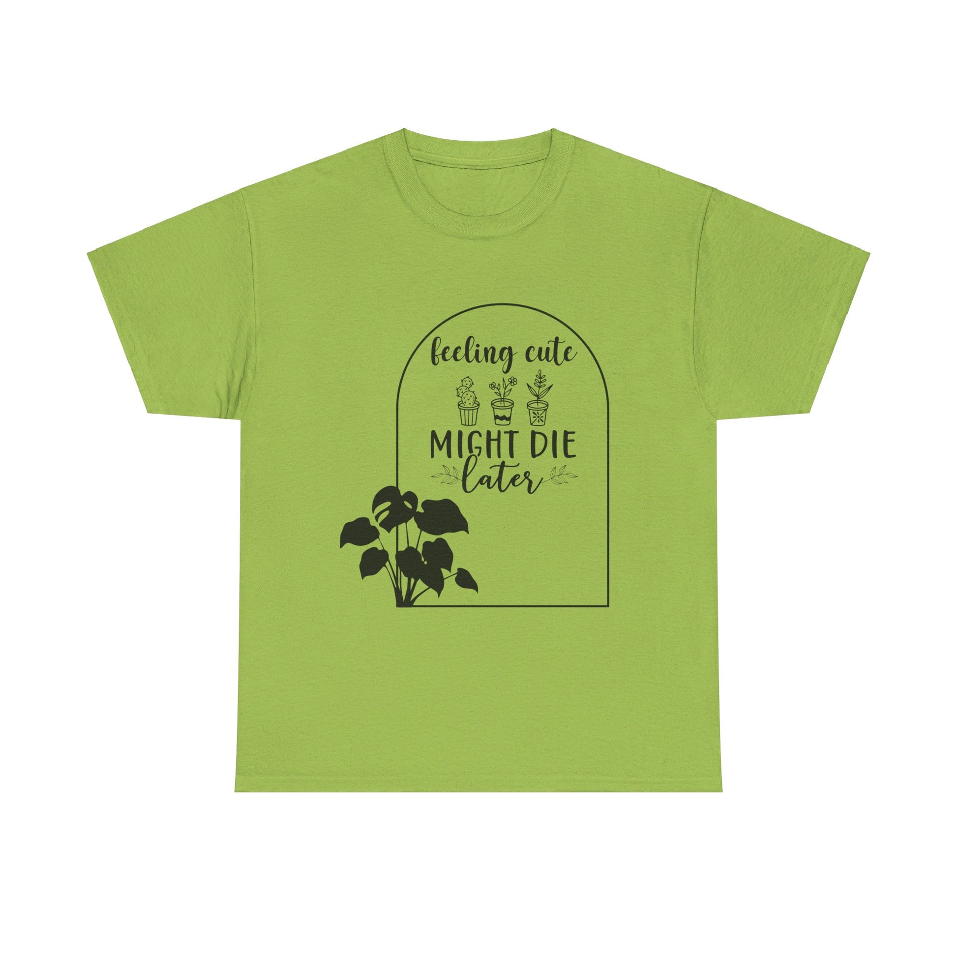 Feeling Cute Plants Unisex Heavy Cotton Tee - Moon & Starr Handcrafted LLC