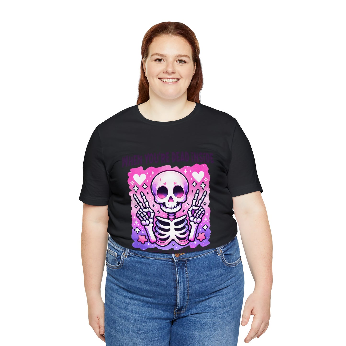 Dead Inside Valentines Unisex Jersey Short Sleeve Tee