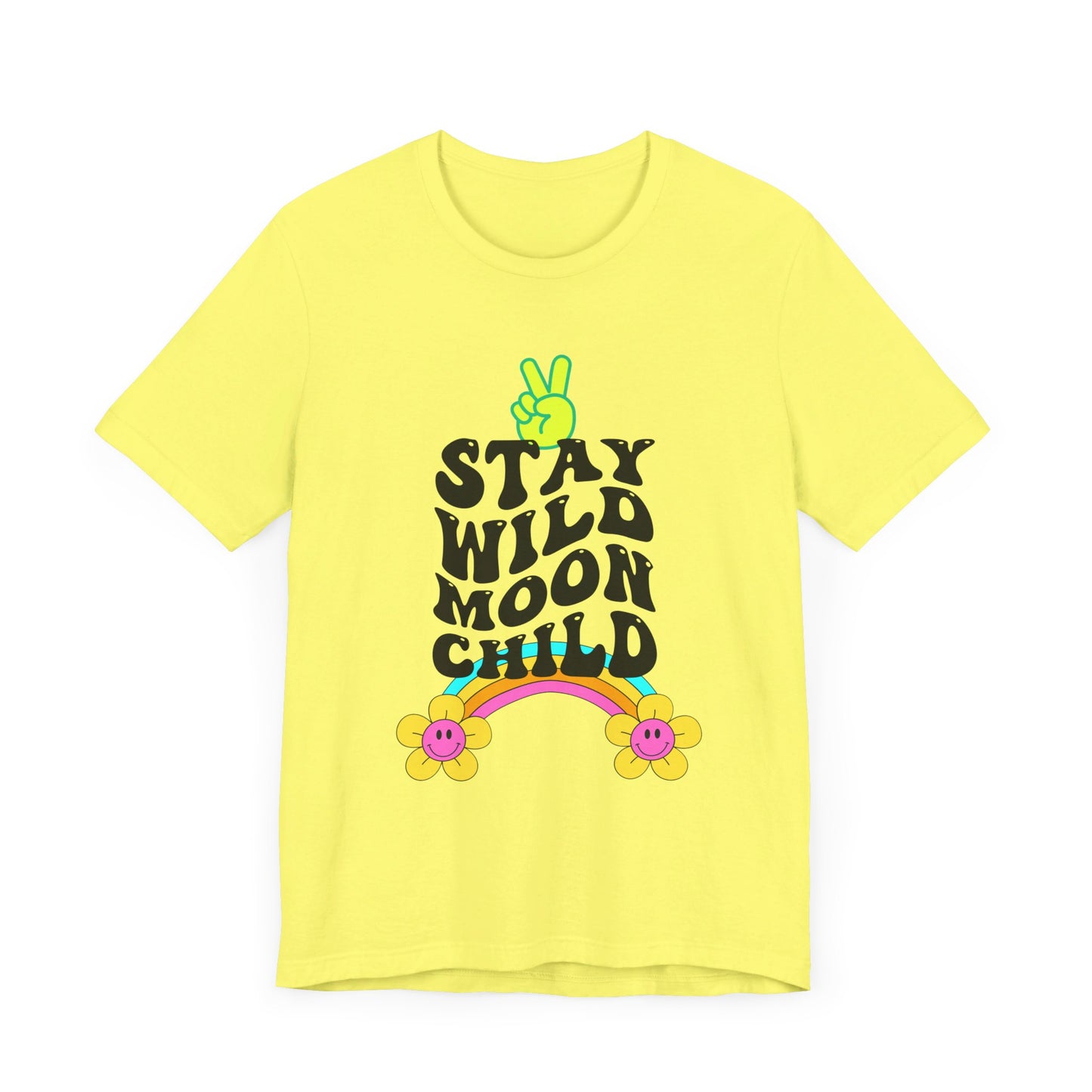 Stay Wild Moon Child Unisex Jersey Short Sleeve Tee - Moon & Starr Handcrafted LLC