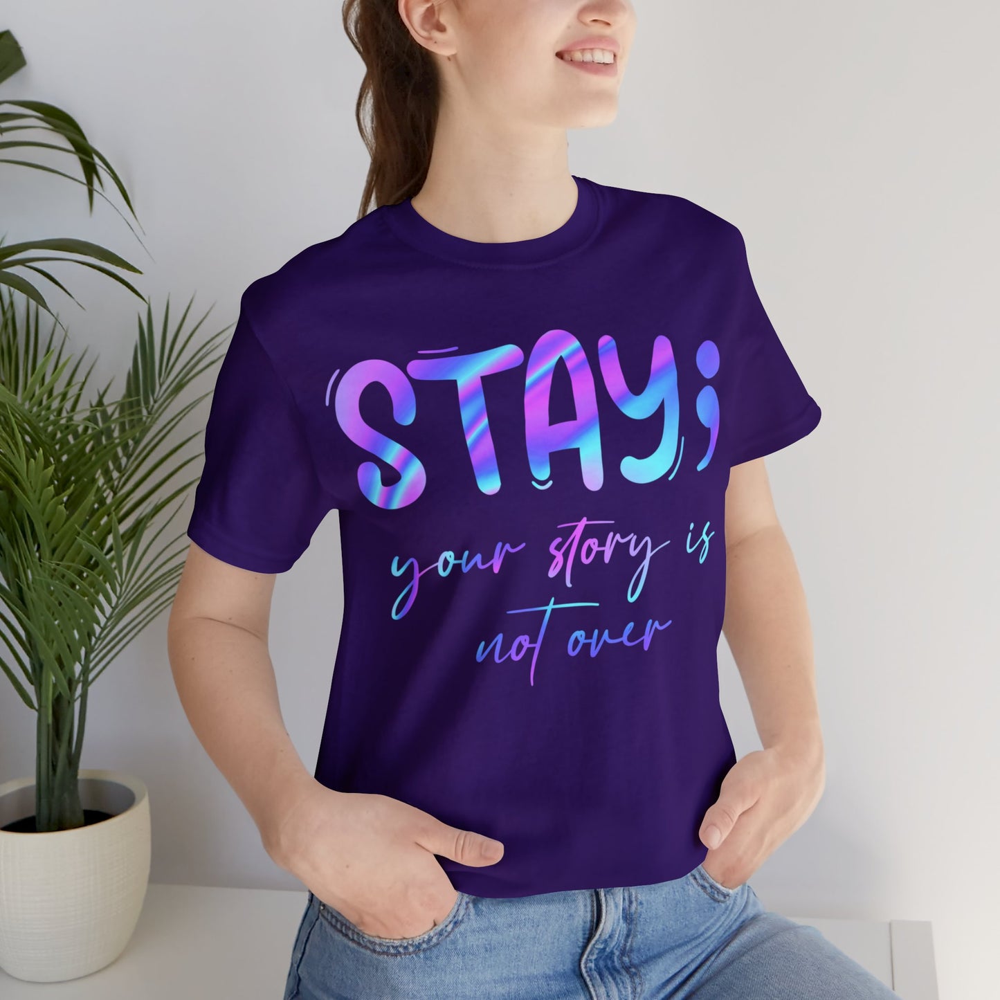 "Your Story Isn't Over" Unisex Jersey Short Sleeve Tee