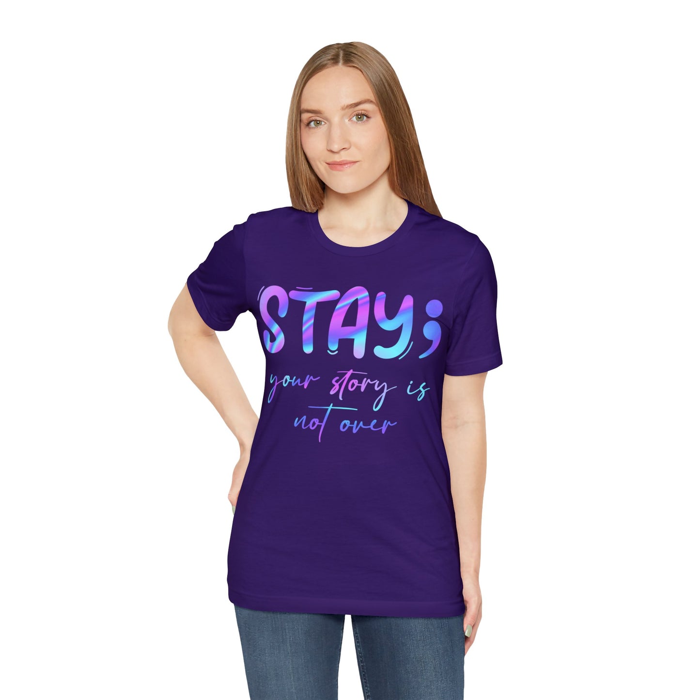 "Your Story Isn't Over" Unisex Jersey Short Sleeve Tee