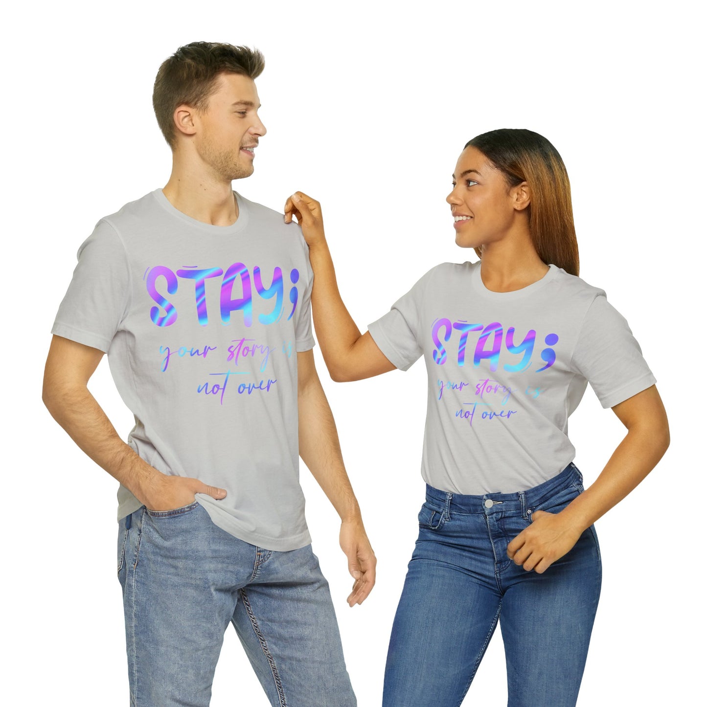 "Your Story Isn't Over" Unisex Jersey Short Sleeve Tee