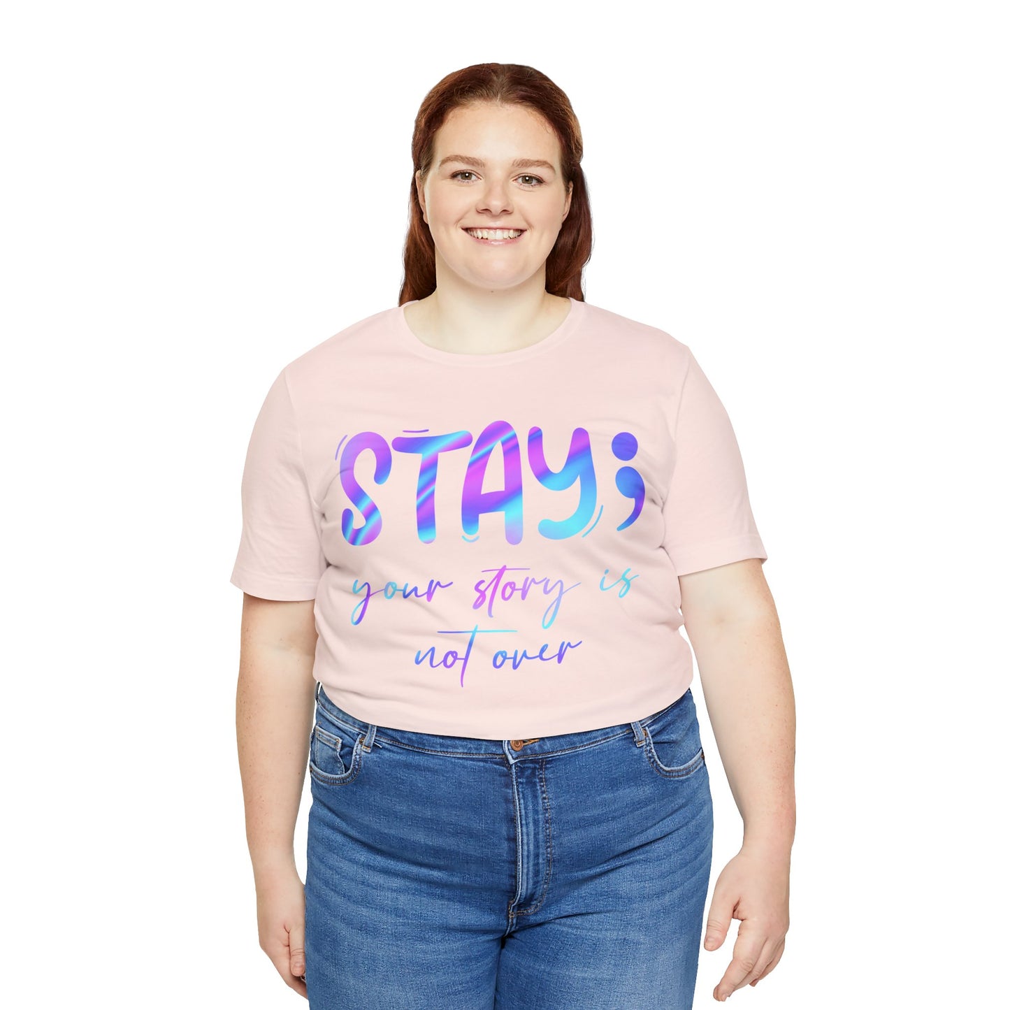 "Your Story Isn't Over" Unisex Jersey Short Sleeve Tee