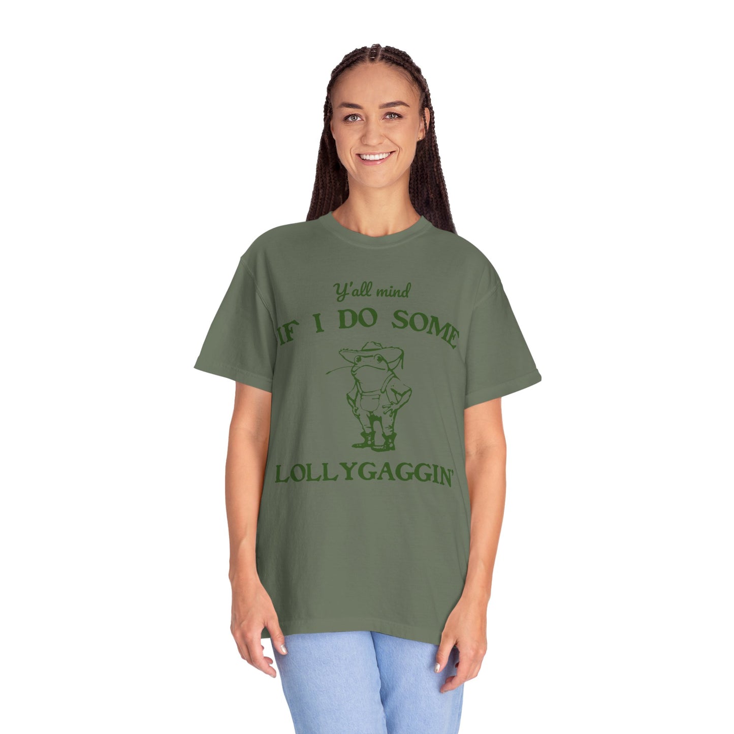 Funny Frog Unisex Garment-Dyed T-shirt