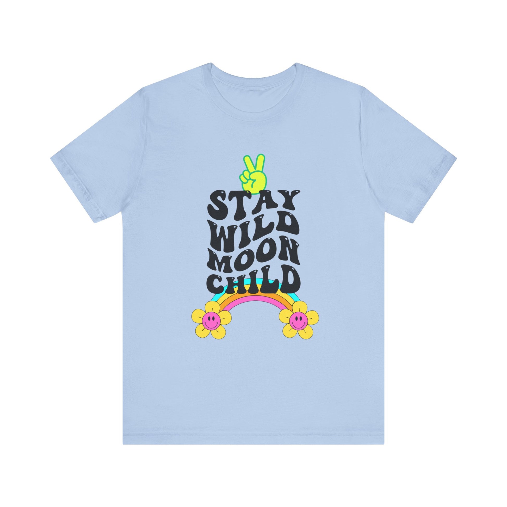 Stay Wild Moon Child Unisex Jersey Short Sleeve Tee - Moon & Starr Handcrafted LLC