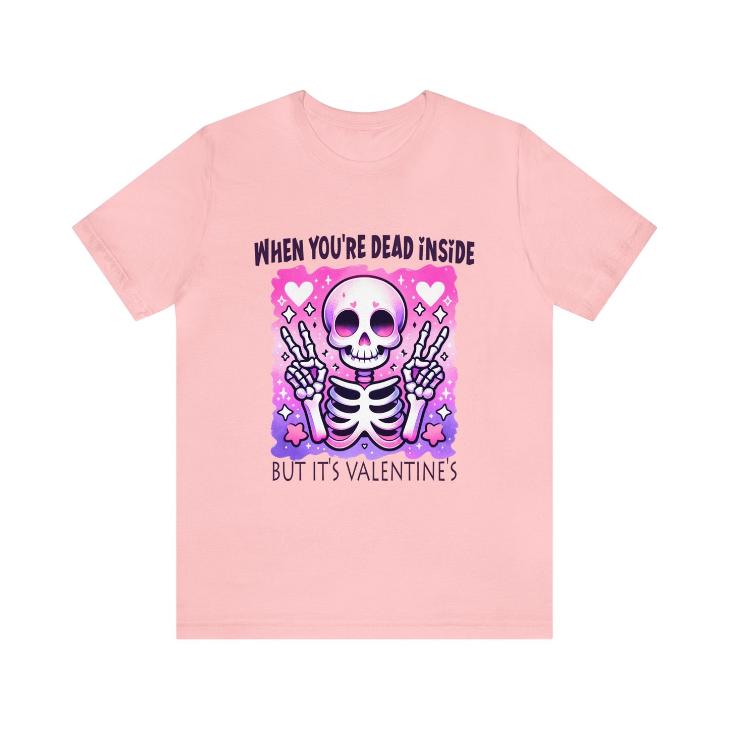 Dead Inside Valentines Unisex Jersey Short Sleeve Tee