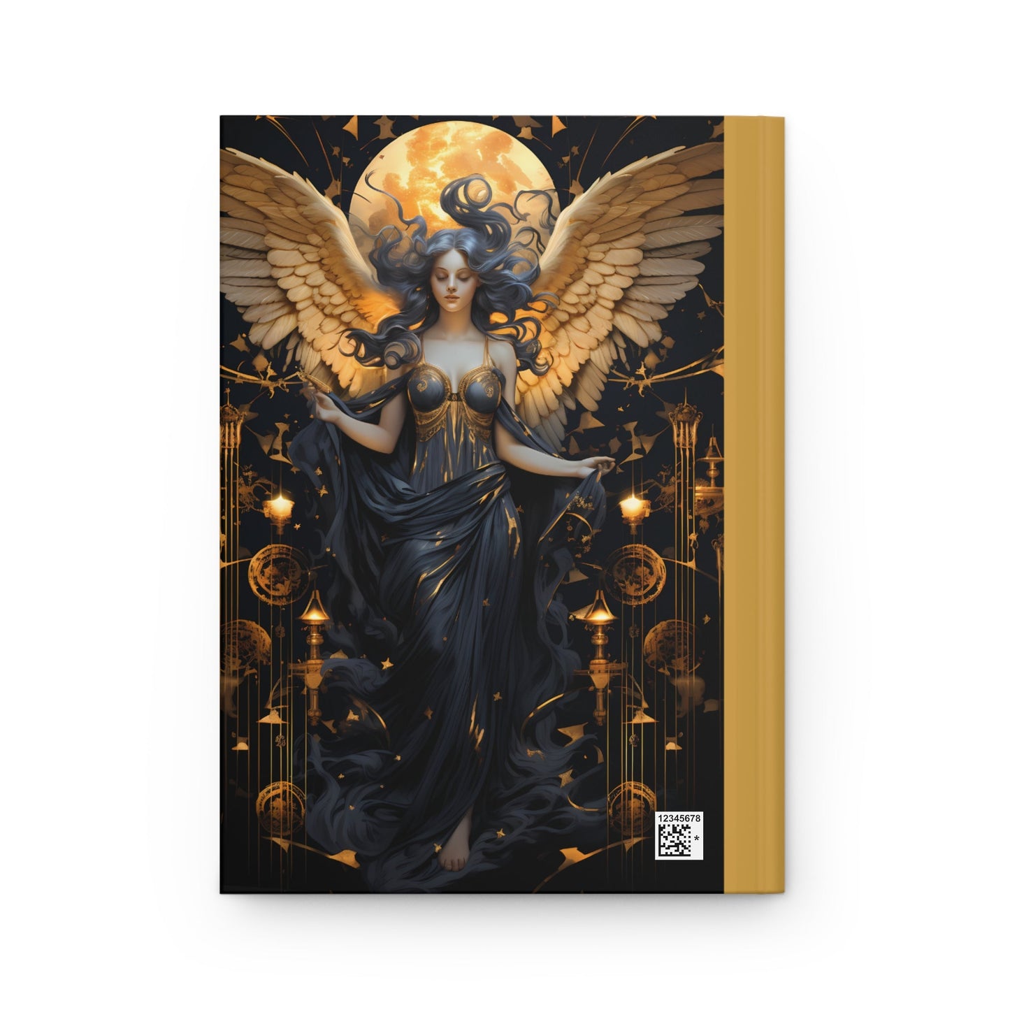 Angel Hardcover Journal Matte - Moon & Starr Handcrafted LLC