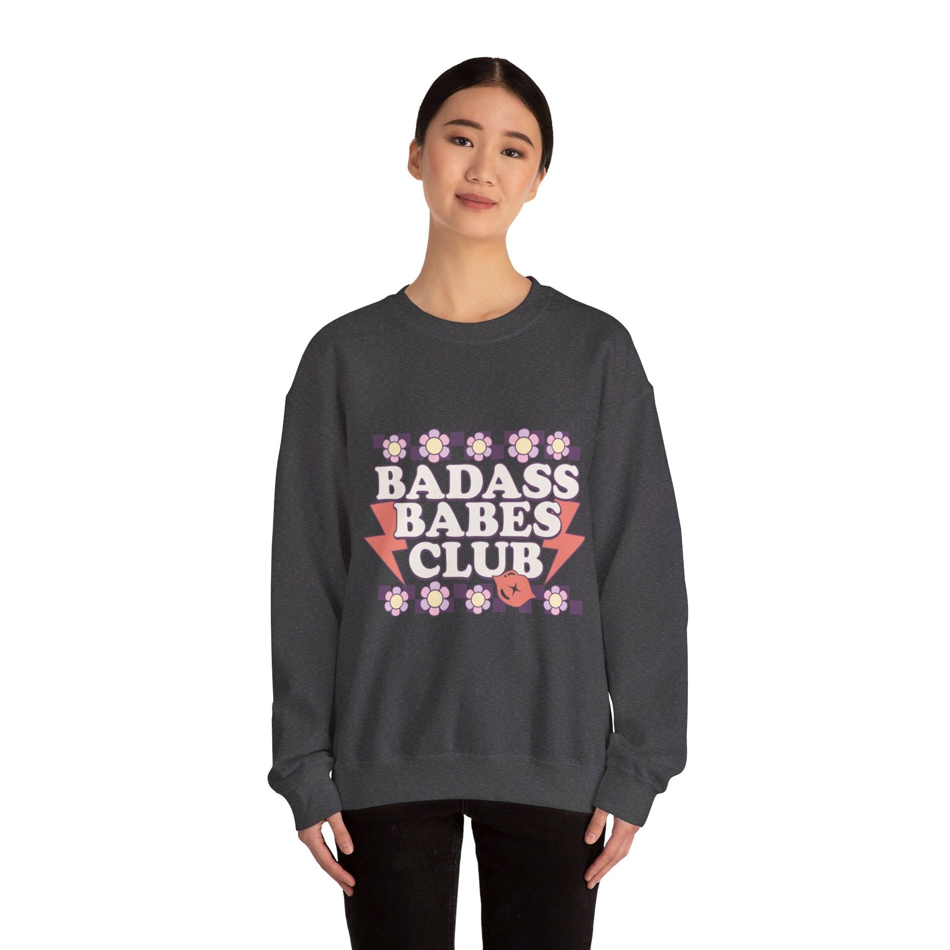 Bada$$ Babes Club Unisex Heavy Blend™ Crewneck Sweatshirt - Moon & Starr Handcrafted LLC