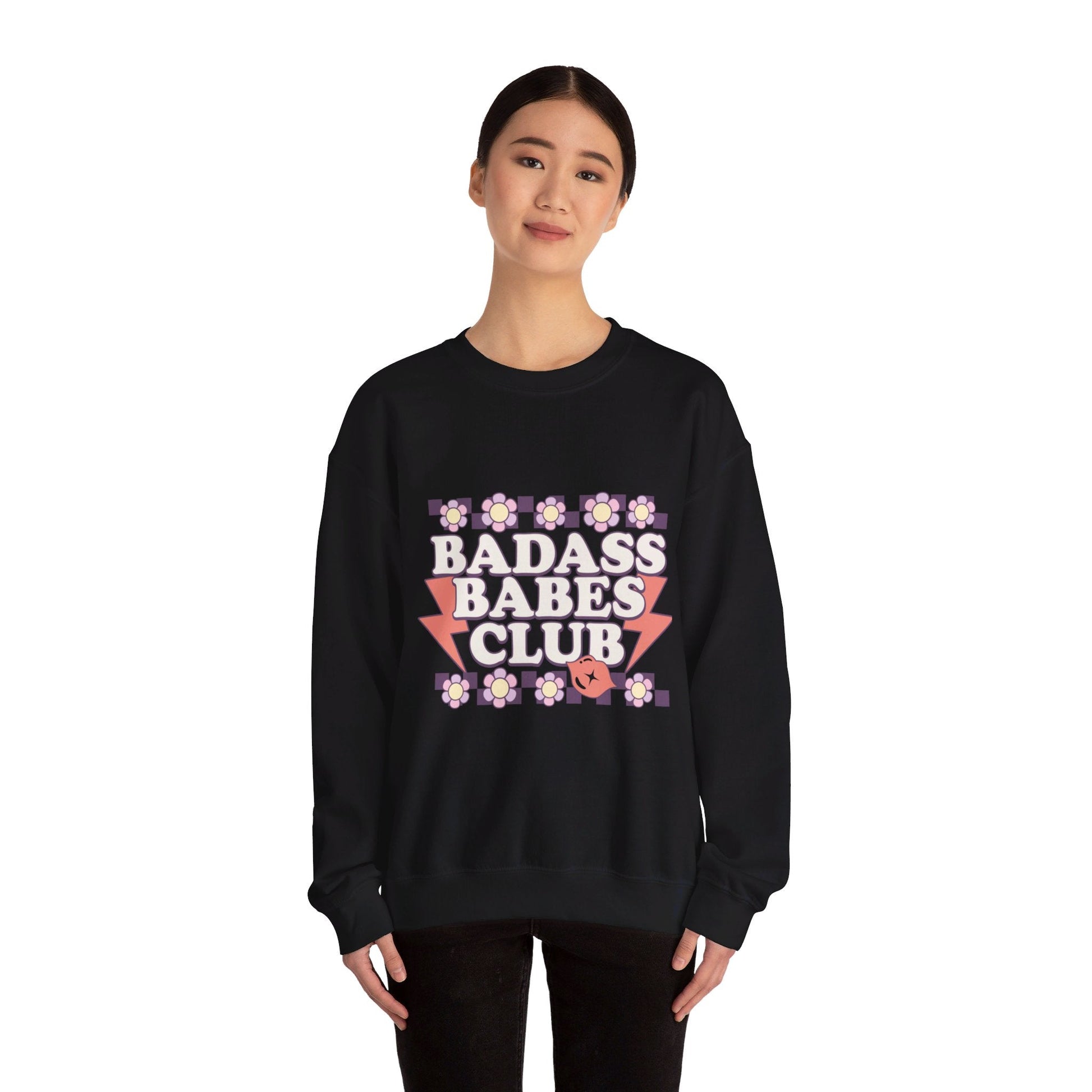 Bada$$ Babes Club Unisex Heavy Blend™ Crewneck Sweatshirt - Moon & Starr Handcrafted LLC