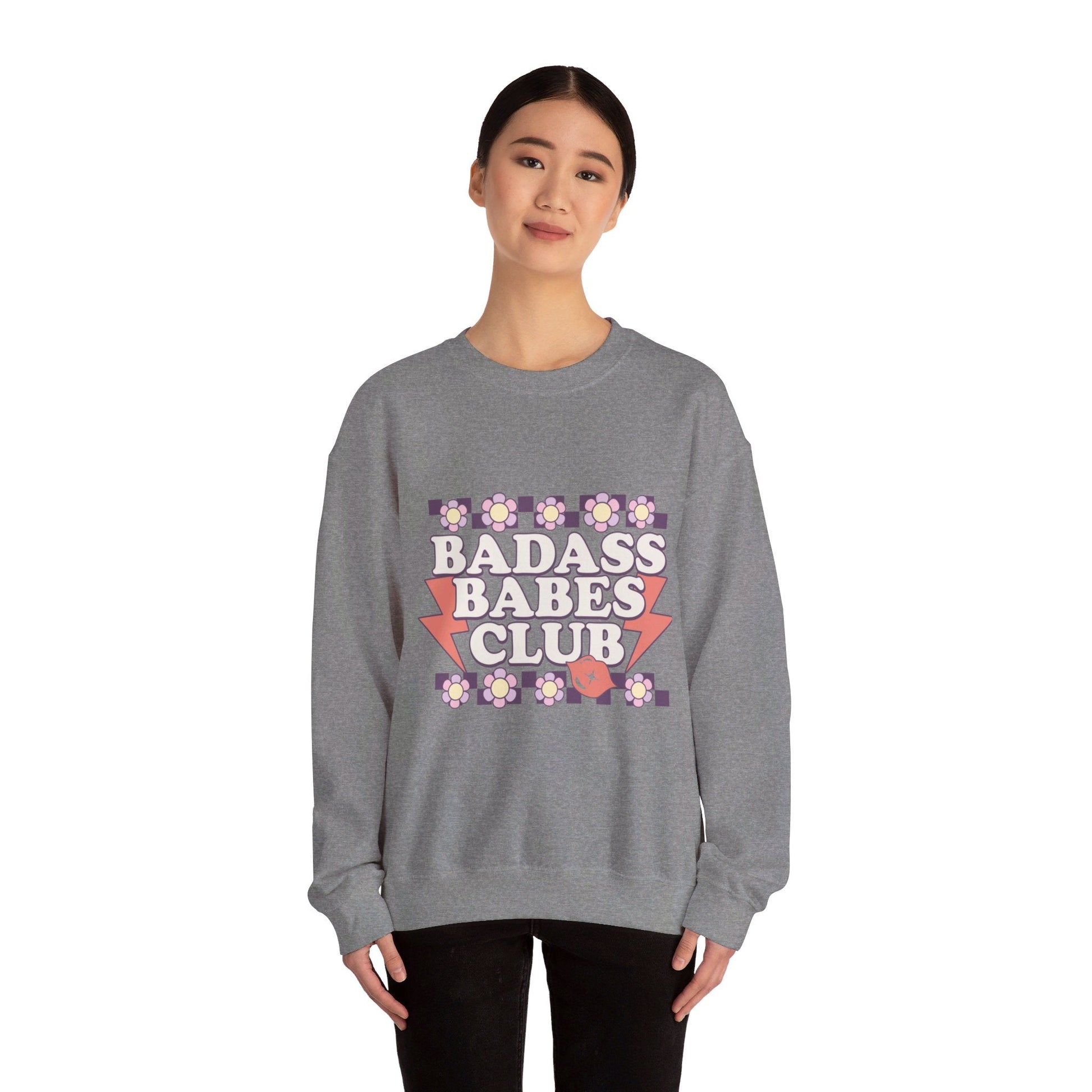 Bada$$ Babes Club Unisex Heavy Blend™ Crewneck Sweatshirt - Moon & Starr Handcrafted LLC