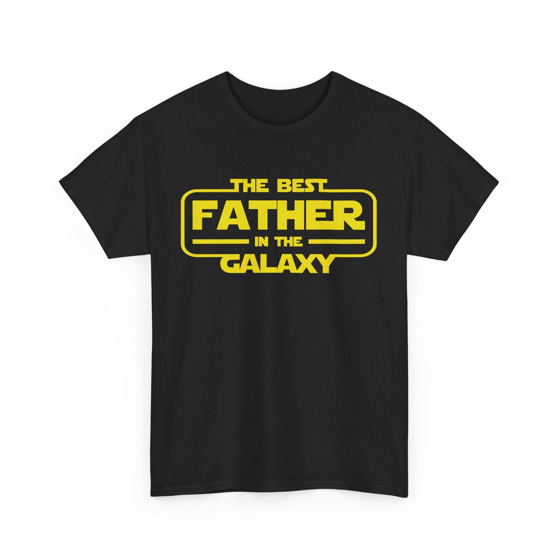 Best Father In The Galaxy Unisex Heavy Cotton Tee For Dads - Moon & Starr Handcrafted LLC