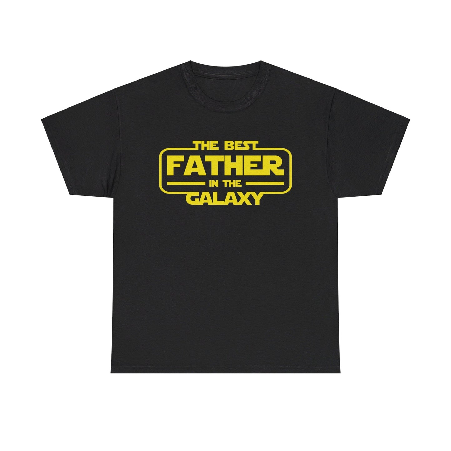 Best Father In The Galaxy Unisex Heavy Cotton Tee For Dads - Moon & Starr Handcrafted LLC