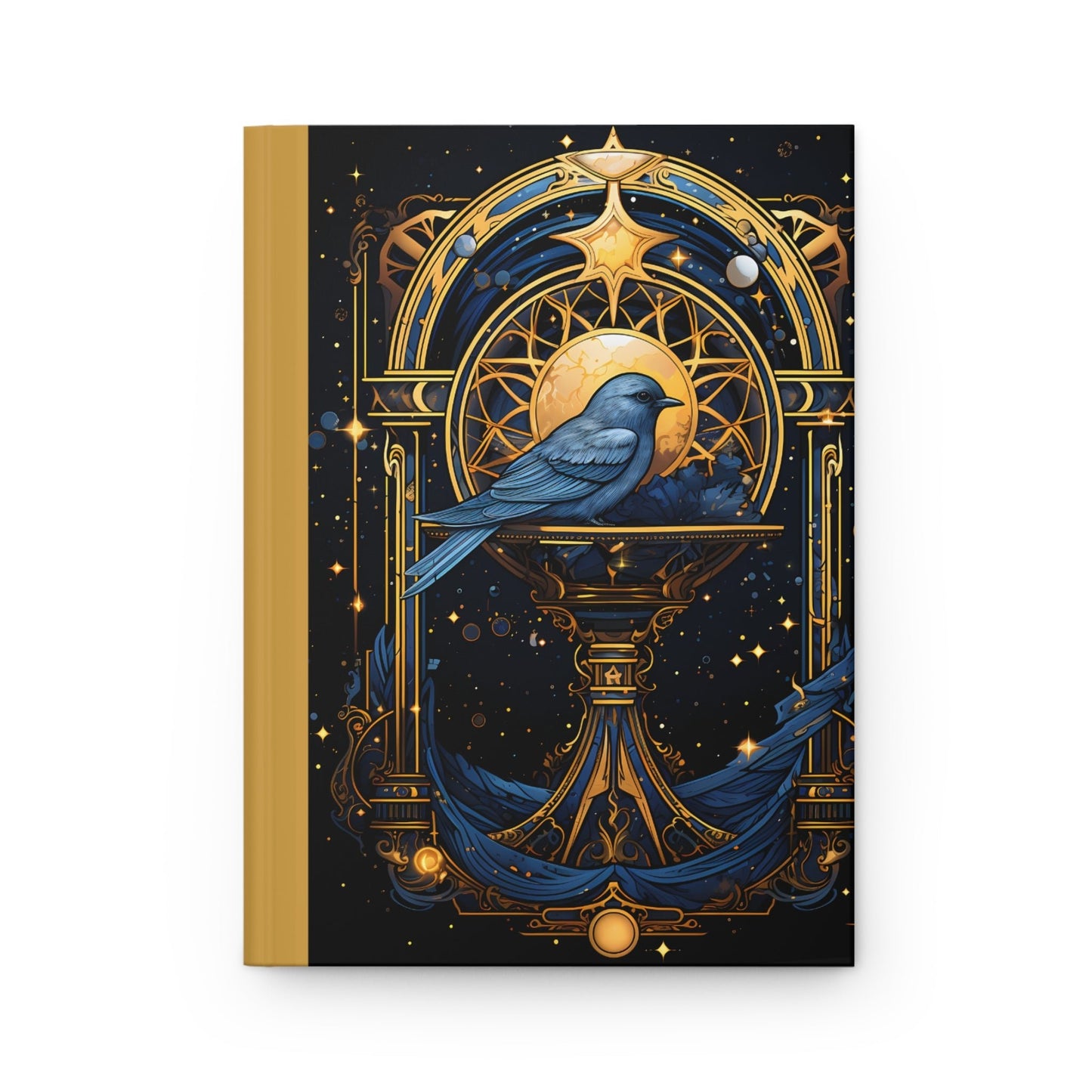 Blue Bird Hardcover Journal Matte - Moon & Starr Handcrafted LLC