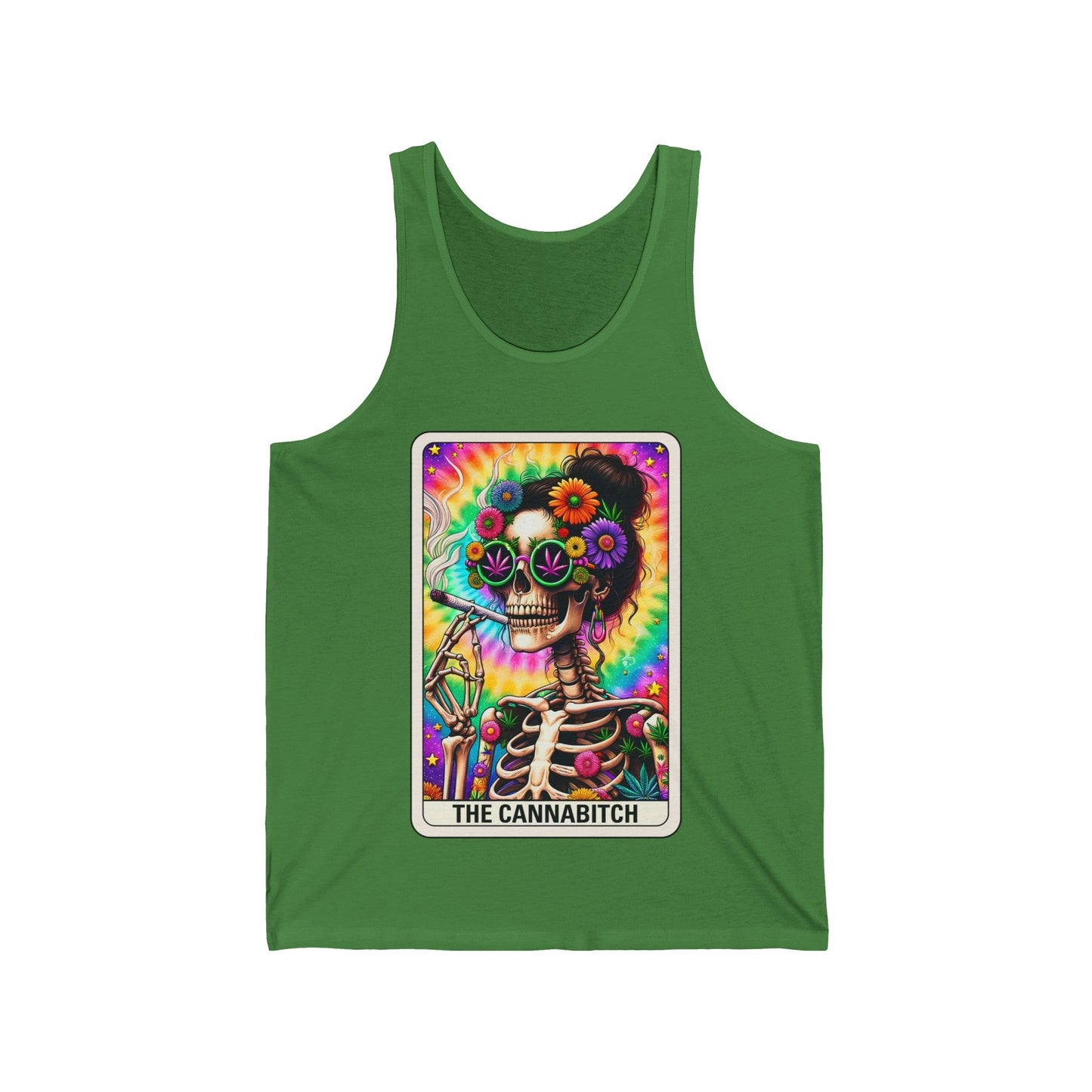 Cannab*tch Tarot Card Unisex Jersey Tank - Moon & Starr Handcrafted Jewelry && More!