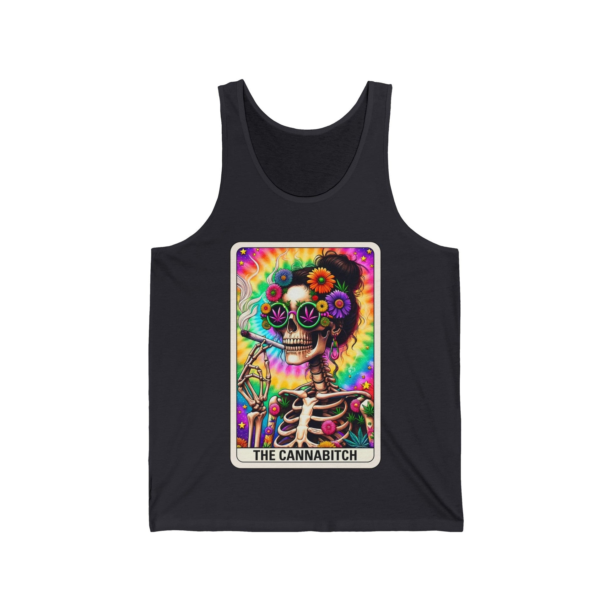 Cannab*tch Tarot Card Unisex Jersey Tank - Moon & Starr Handcrafted Jewelry && More!