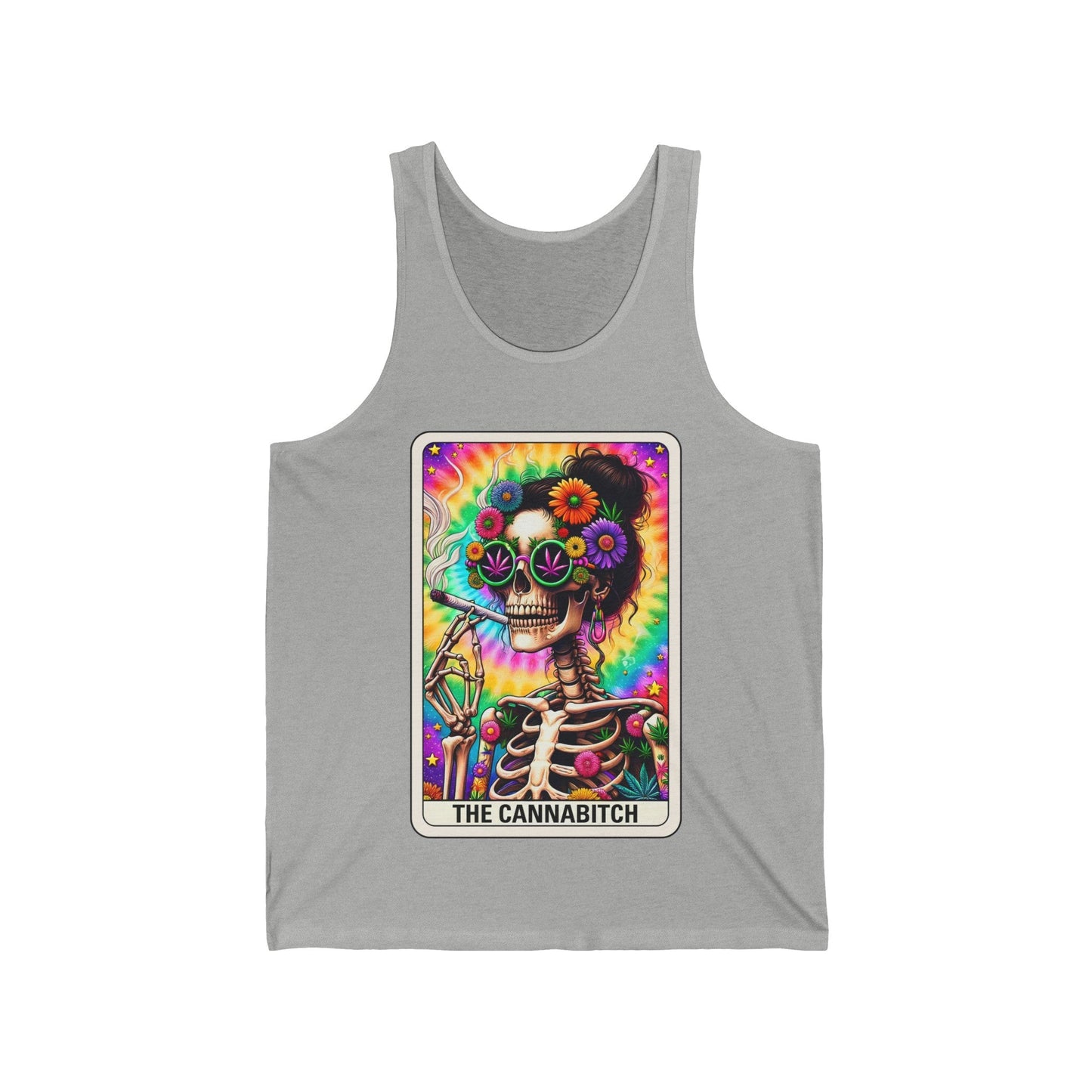 Cannab*tch Tarot Card Unisex Jersey Tank - Moon & Starr Handcrafted Jewelry && More!