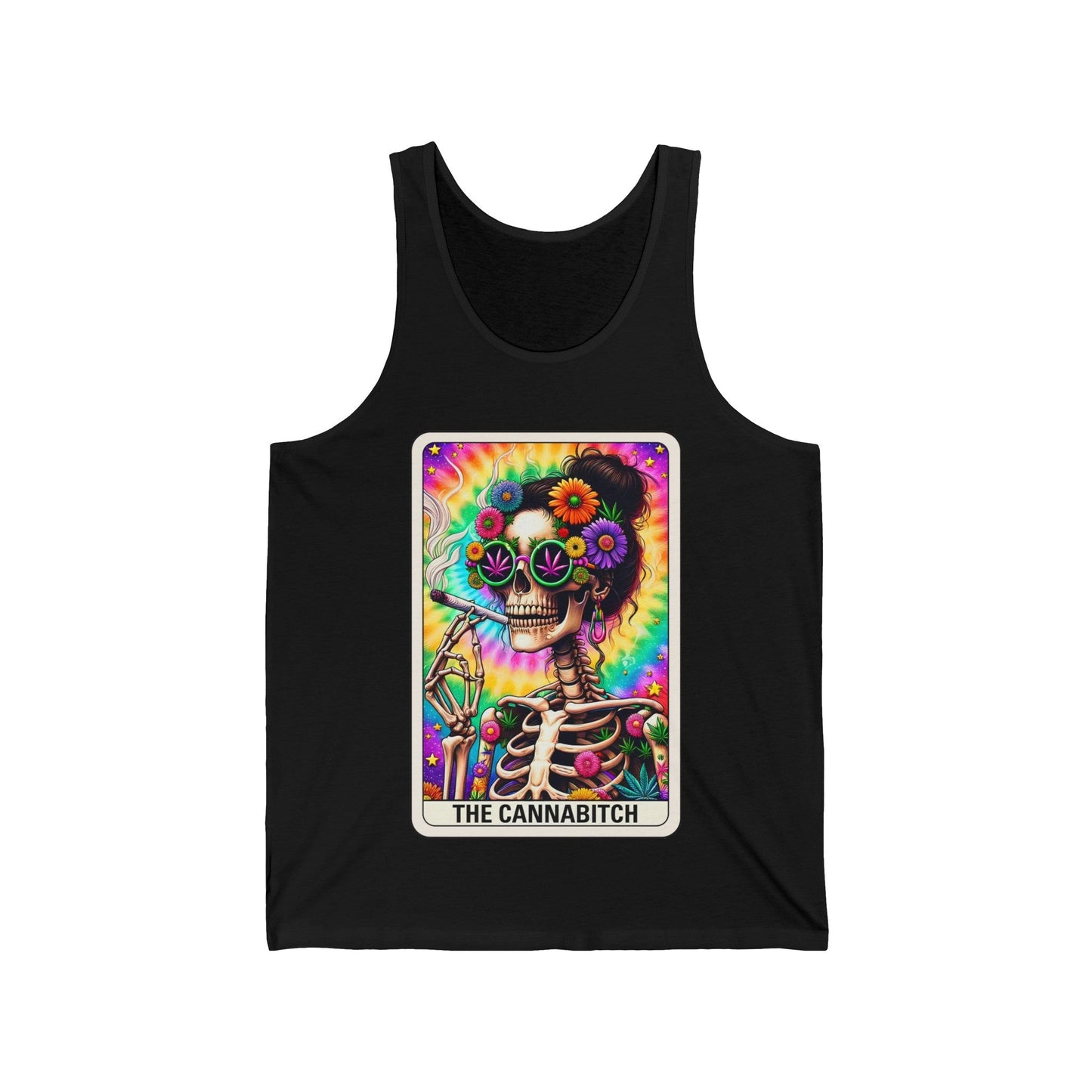 Cannab*tch Tarot Card Unisex Jersey Tank - Moon & Starr Handcrafted Jewelry && More!