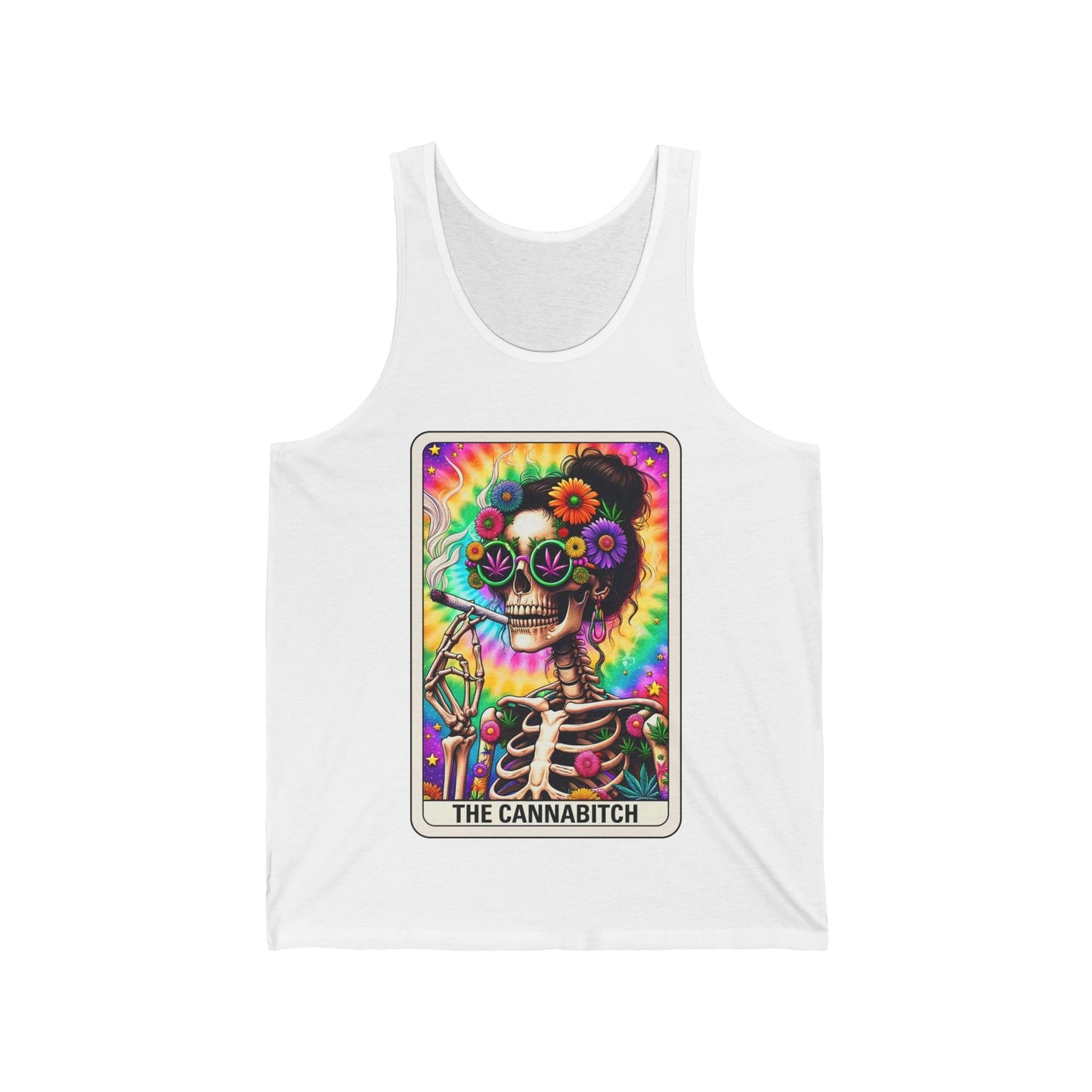 Cannab*tch Tarot Card Unisex Jersey Tank - Moon & Starr Handcrafted Jewelry && More!