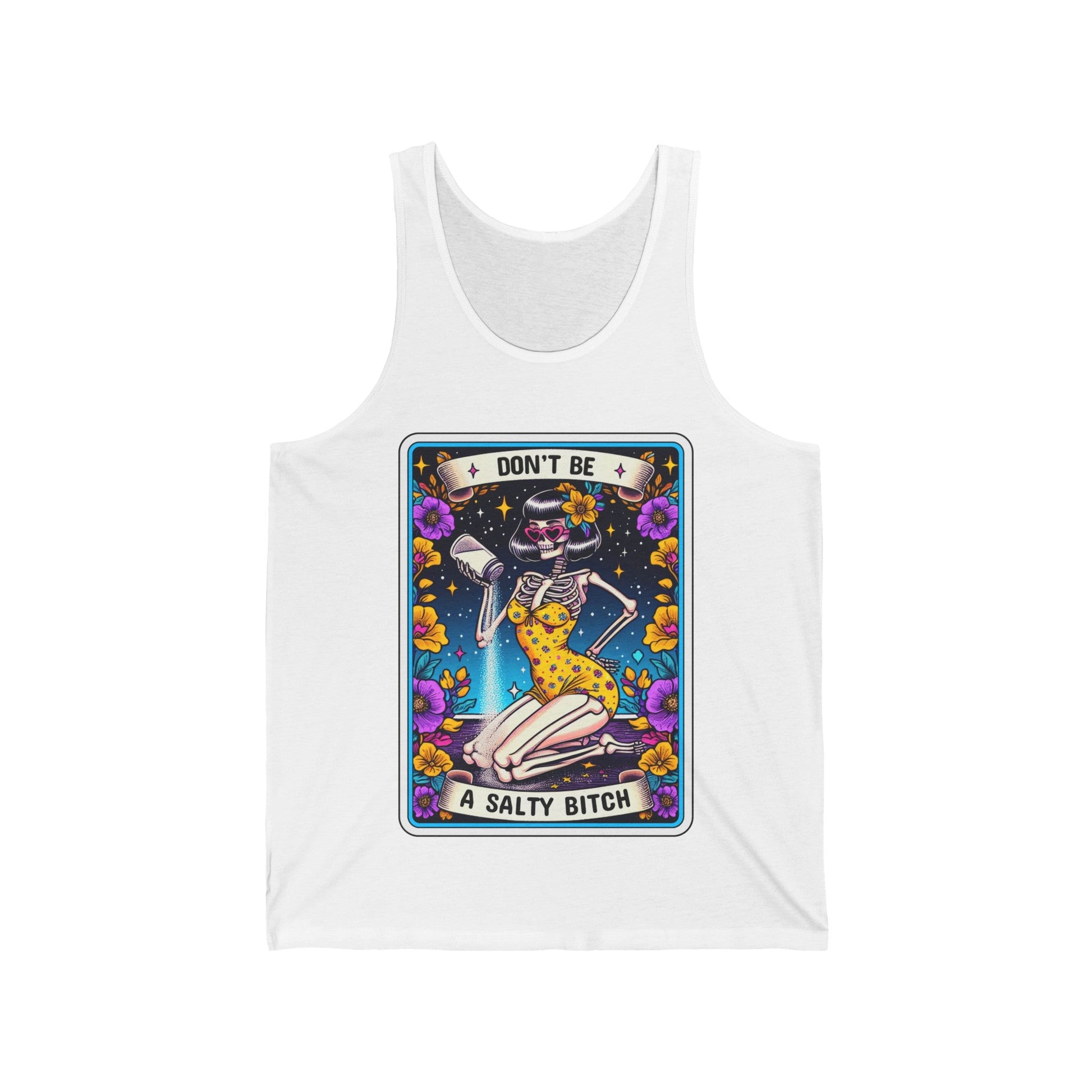 Don't Be A Salty B*tch Tarot Card Unisex Jersey Tank - Moon & Starr Handcrafted Jewelry && More!