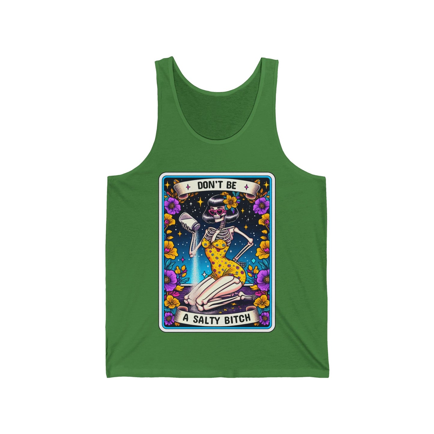 Don't Be A Salty B*tch Tarot Card Unisex Jersey Tank - Moon & Starr Handcrafted Jewelry && More!