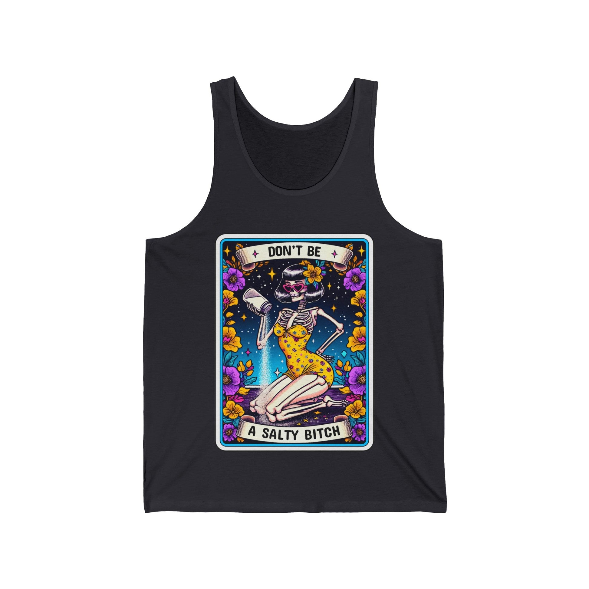 Don't Be A Salty B*tch Tarot Card Unisex Jersey Tank - Moon & Starr Handcrafted Jewelry && More!