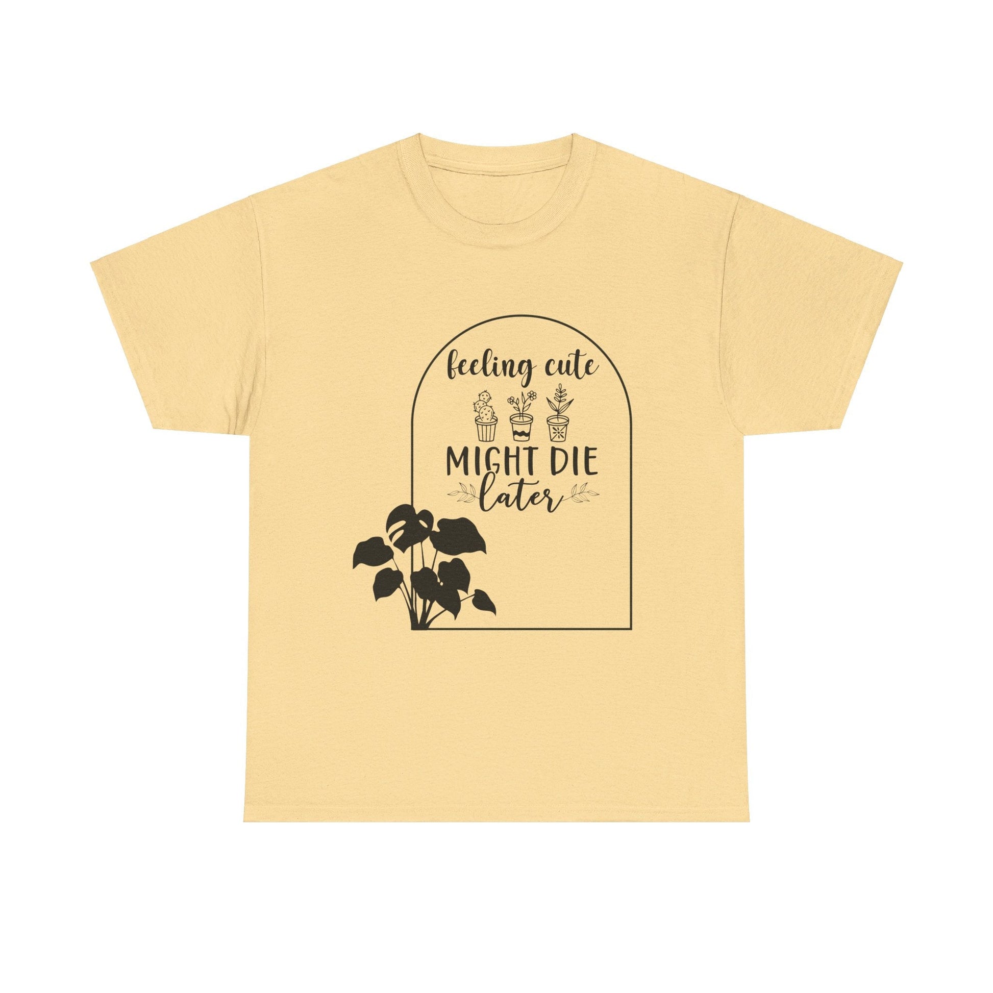 Feeling Cute Plants Unisex Heavy Cotton Tee - Moon & Starr Handcrafted LLC