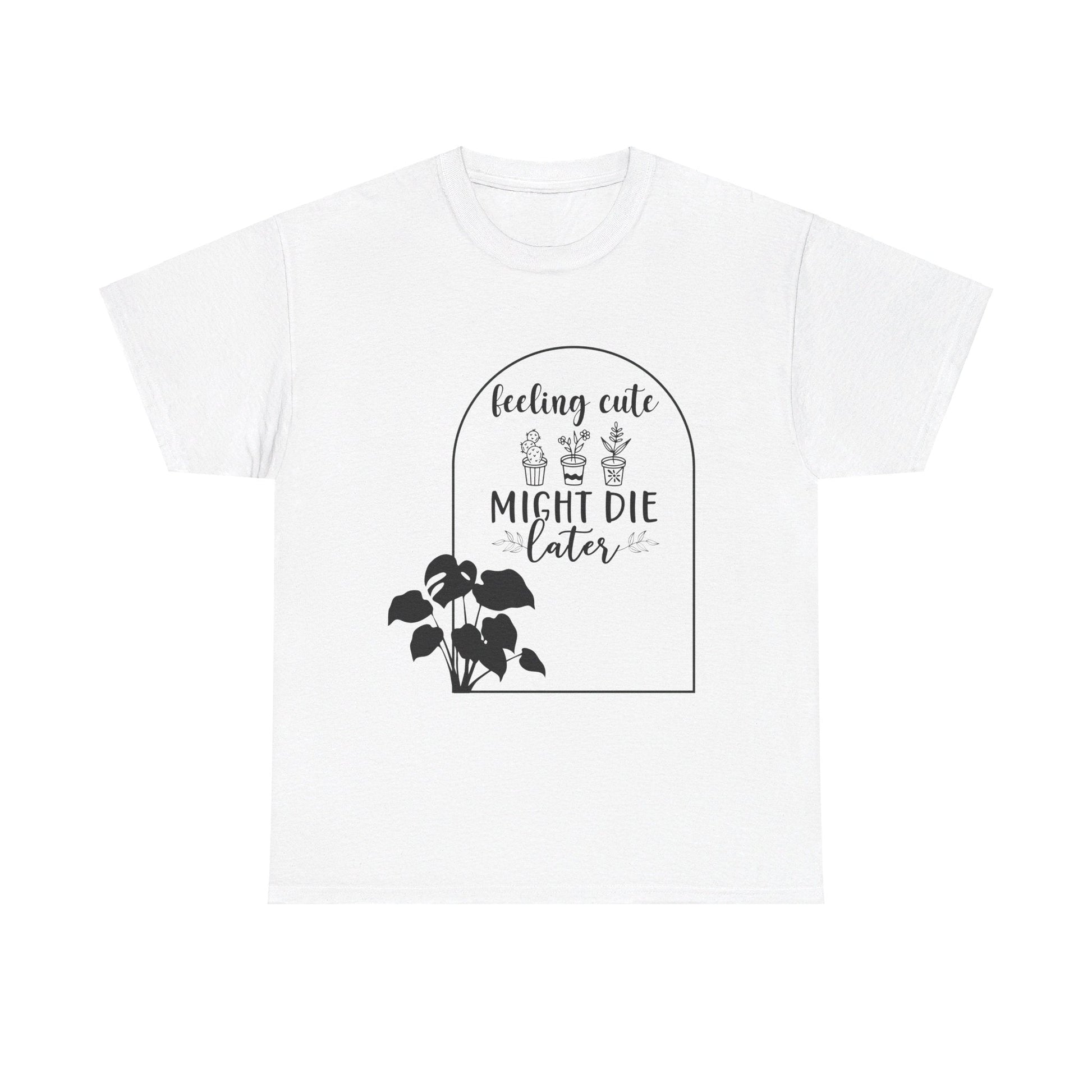 Feeling Cute Plants Unisex Heavy Cotton Tee - Moon & Starr Handcrafted LLC