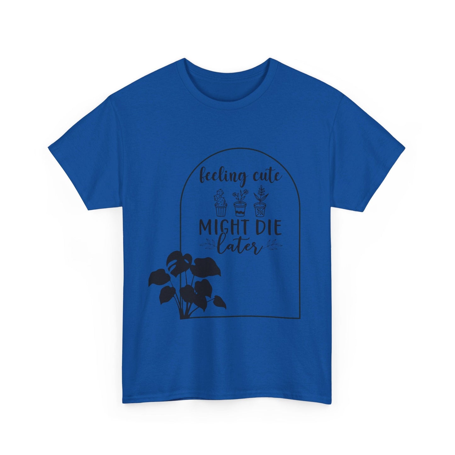 Feeling Cute Plants Unisex Heavy Cotton Tee - Moon & Starr Handcrafted LLC