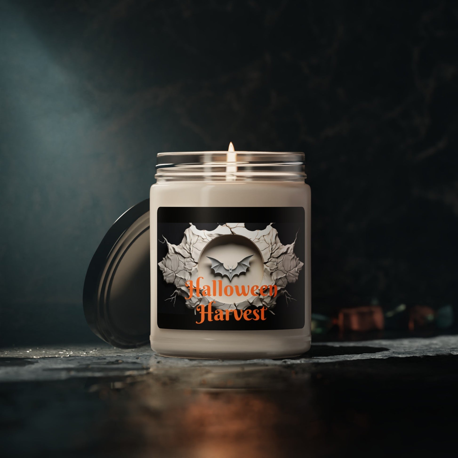 Halloween Harvest (Apple Harvest) Scented Soy Candle, 9oz - Moon & Starr Handcrafted LLC