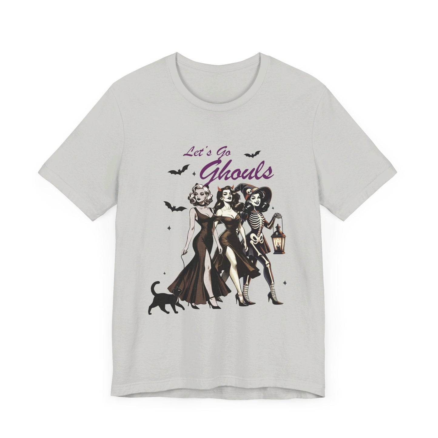 Let's Go Ghouls Unisex Jersey Short Sleeve Tee - Moon & Starr Handcrafted LLC