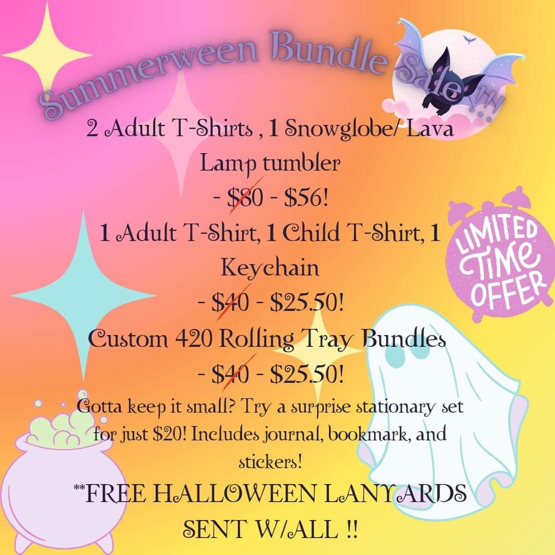 LIMITED TIME Summer - ween Bundle Deal - Moon & Starr Handcrafted LLC