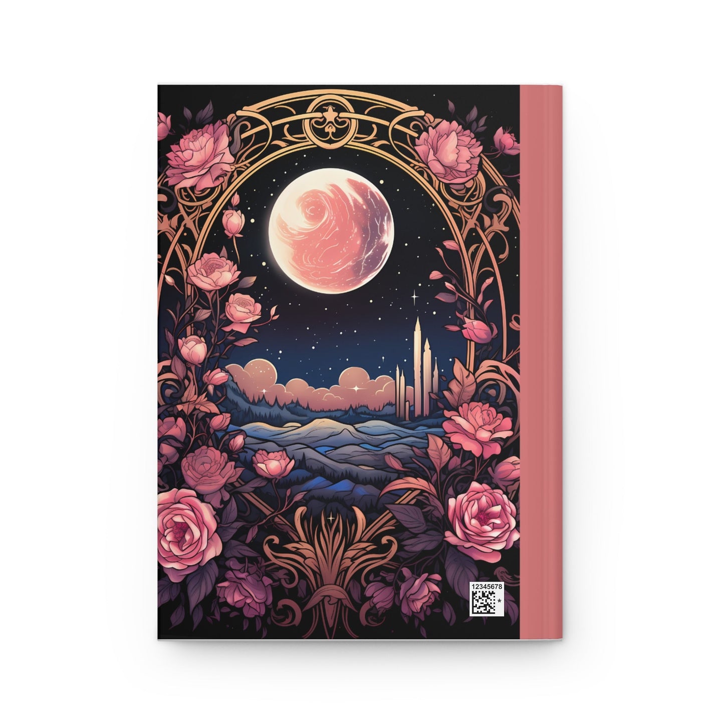 Pink Moon Hardcover Journal Matte - Moon & Starr Handcrafted Jewelry && More!