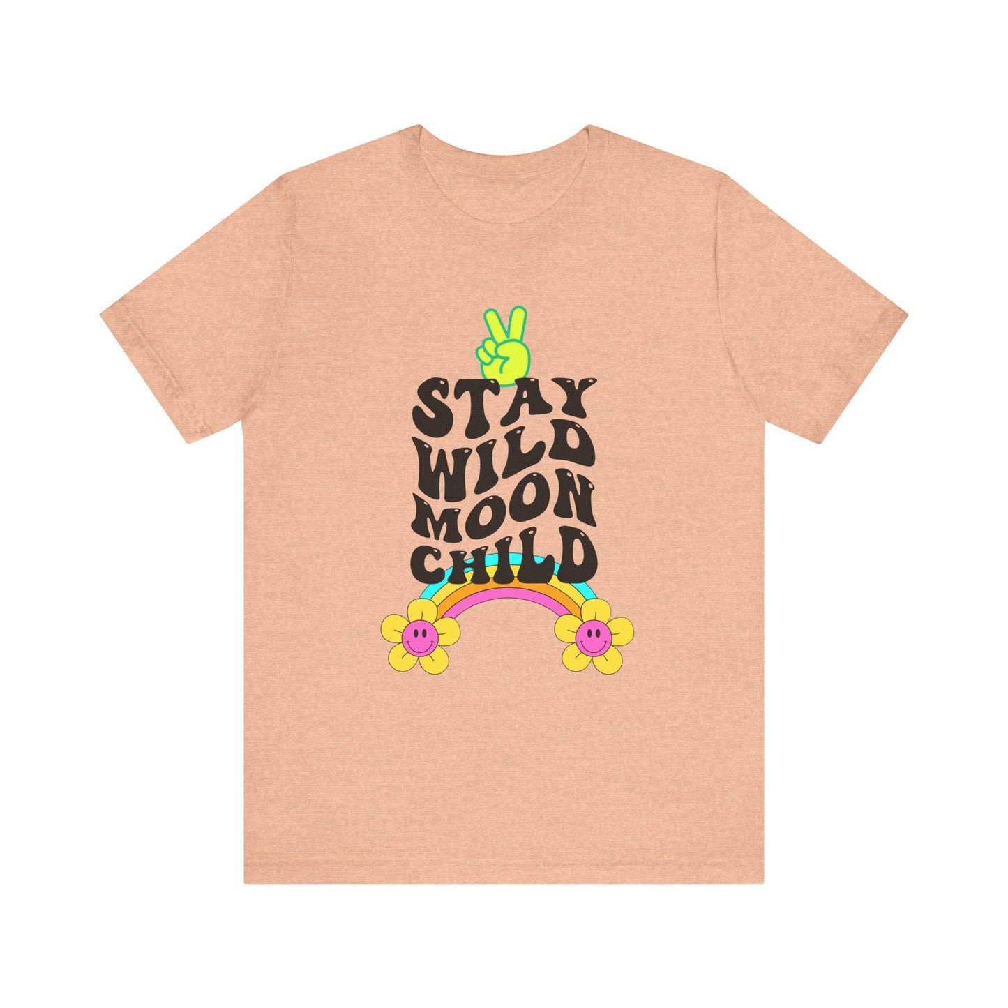 Stay Wild Moon Child Unisex Jersey Short Sleeve Tee - Moon & Starr Handcrafted LLC