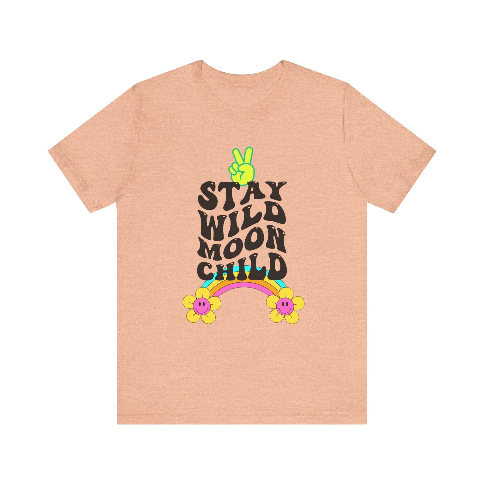 Stay Wild Moon Child Unisex Jersey Short Sleeve Tee - Moon & Starr Handcrafted LLC