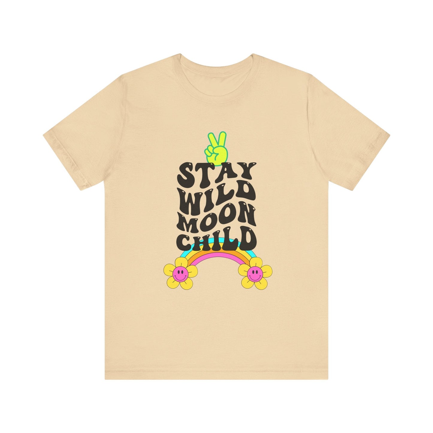 Stay Wild Moon Child Unisex Jersey Short Sleeve Tee - Moon & Starr Handcrafted LLC