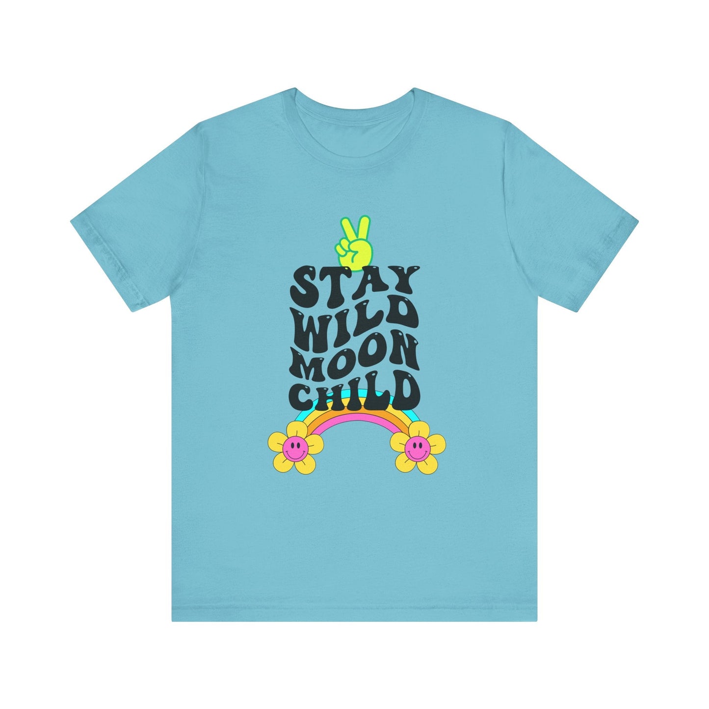 Stay Wild Moon Child Unisex Jersey Short Sleeve Tee - Moon & Starr Handcrafted LLC