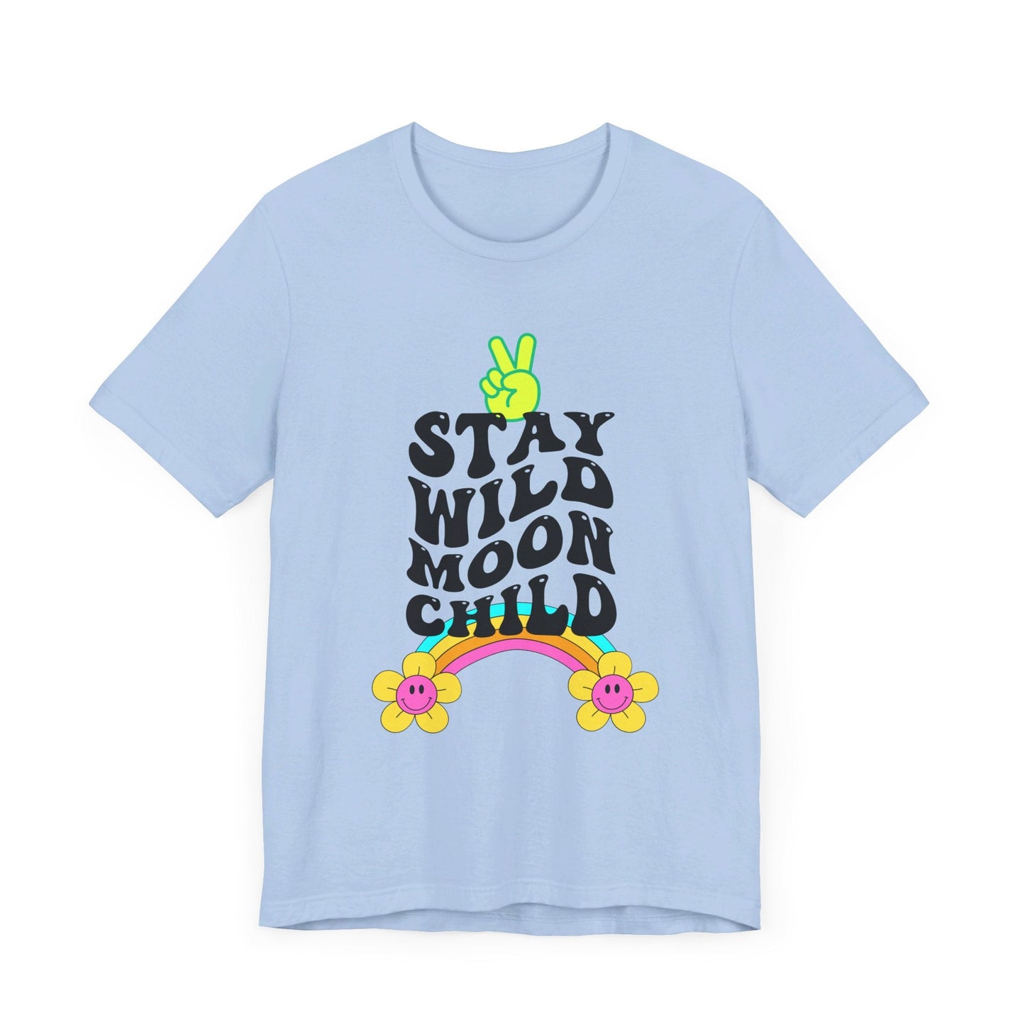 Stay Wild Moon Child Unisex Jersey Short Sleeve Tee - Moon & Starr Handcrafted LLC