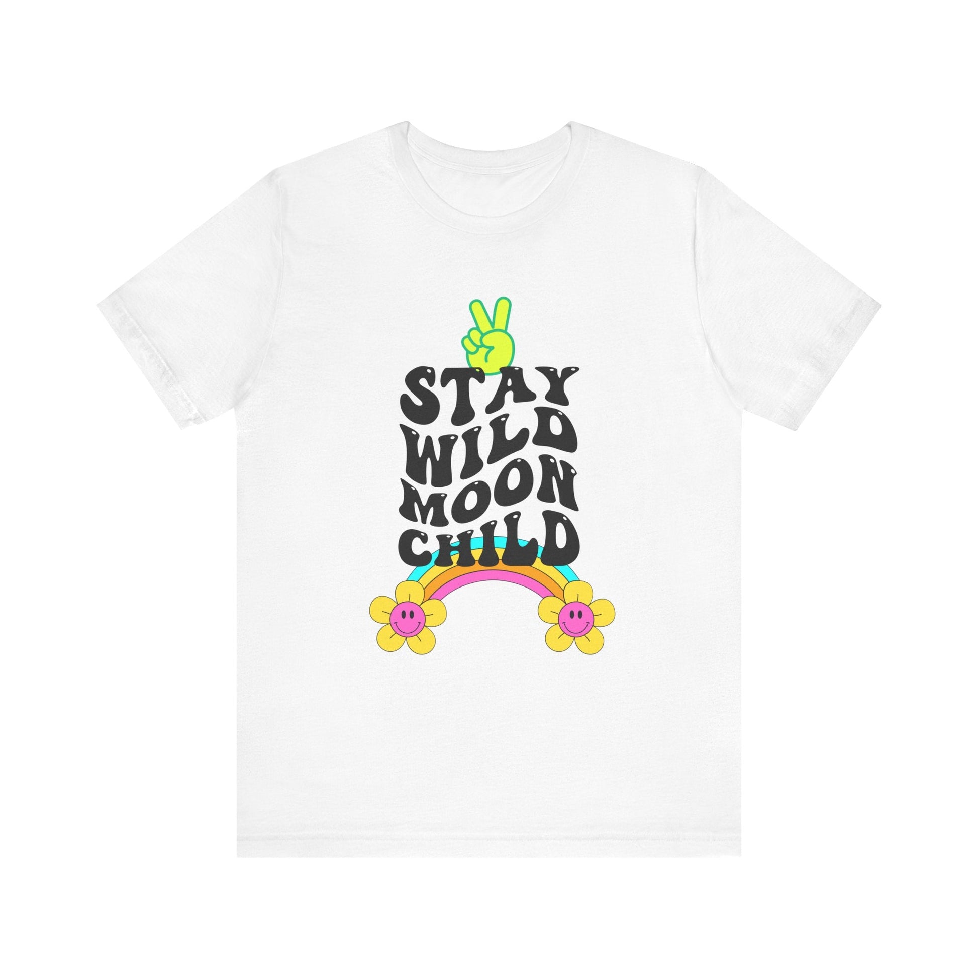 Stay Wild Moon Child Unisex Jersey Short Sleeve Tee - Moon & Starr Handcrafted LLC