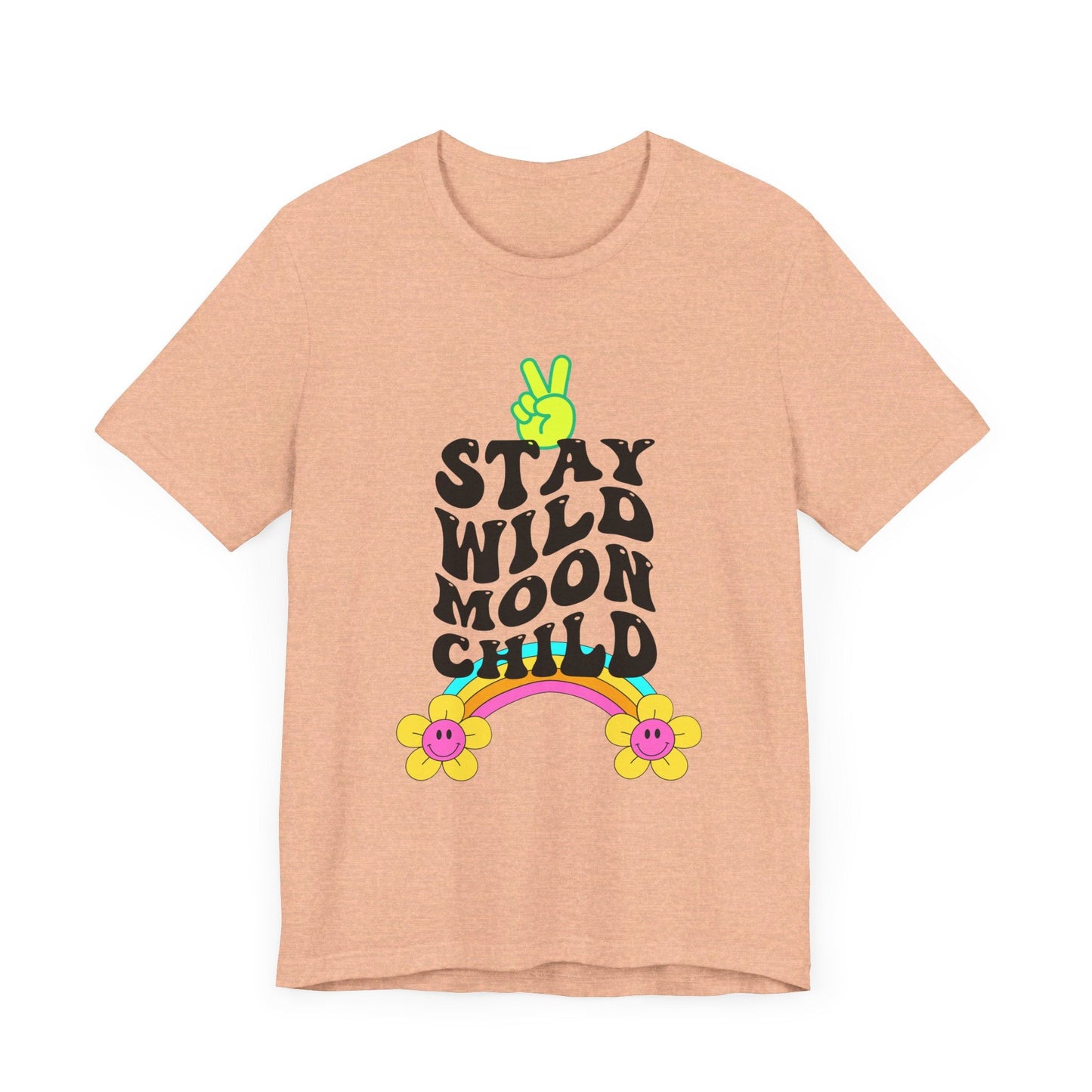 Stay Wild Moon Child Unisex Jersey Short Sleeve Tee - Moon & Starr Handcrafted LLC