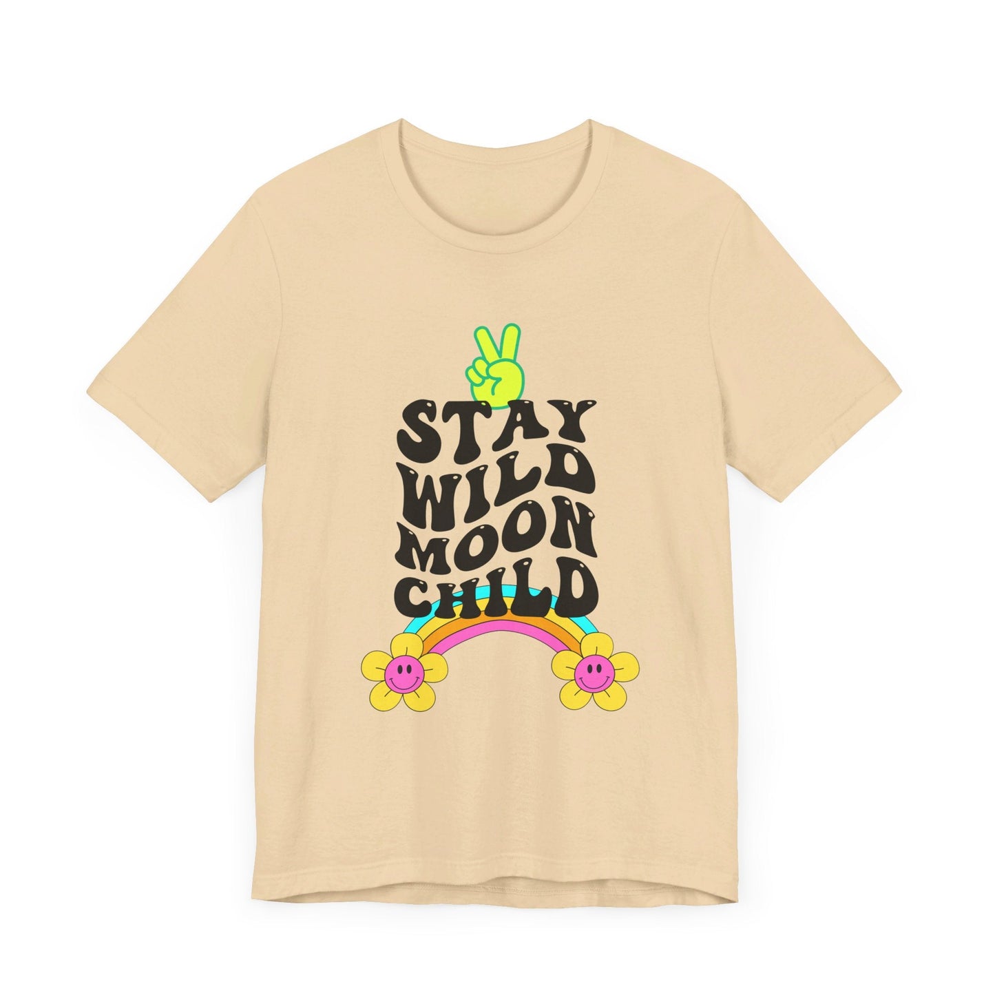 Stay Wild Moon Child Unisex Jersey Short Sleeve Tee - Moon & Starr Handcrafted LLC