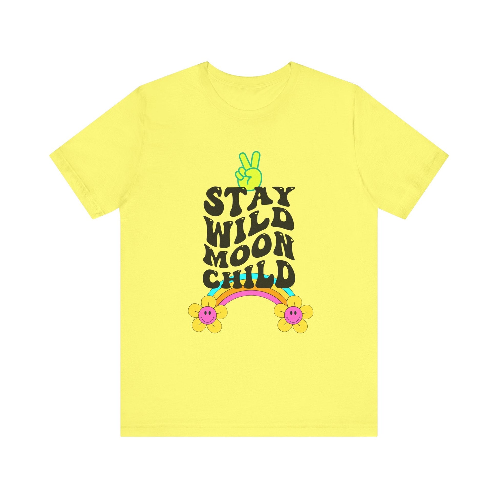 Stay Wild Moon Child Unisex Jersey Short Sleeve Tee - Moon & Starr Handcrafted LLC