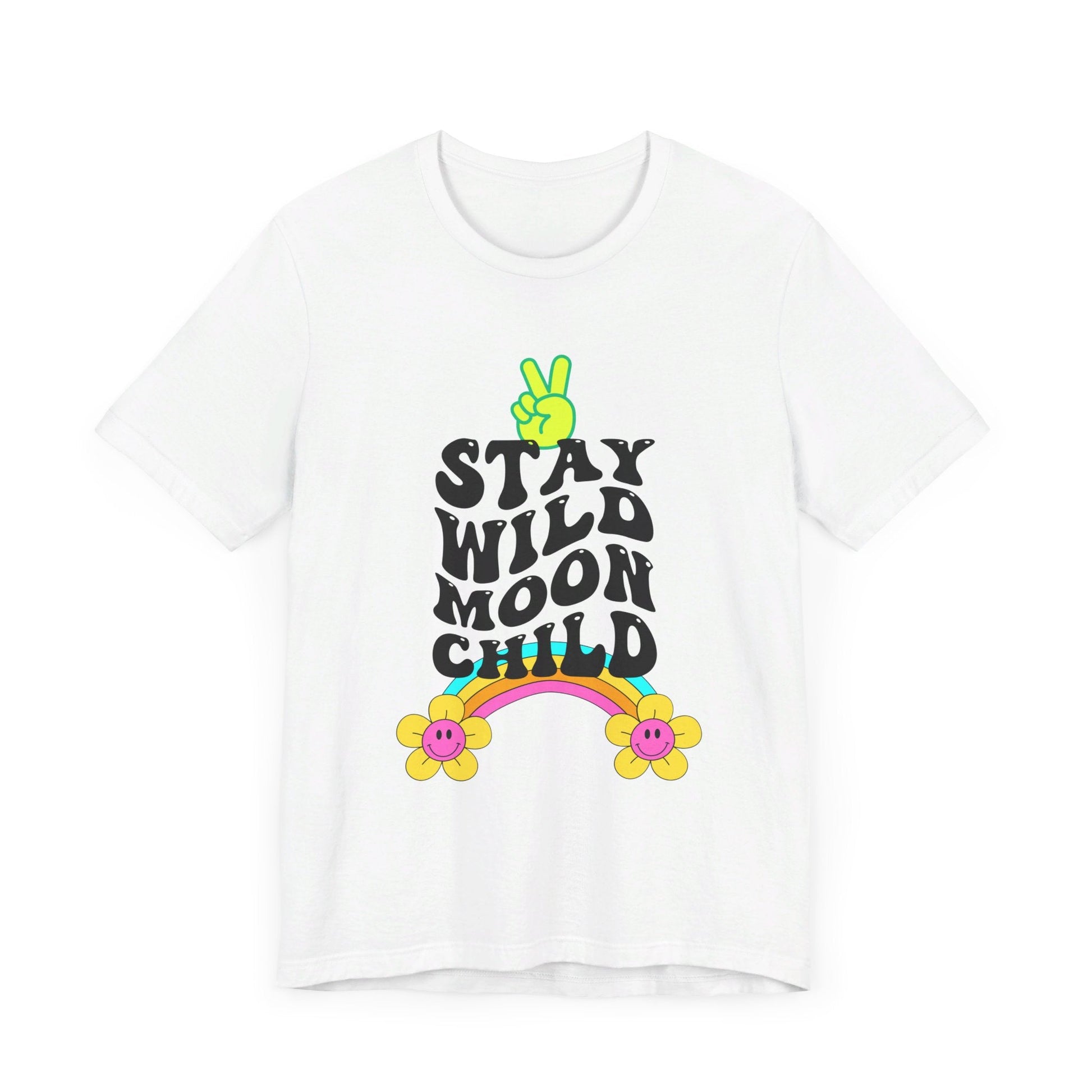 Stay Wild Moon Child Unisex Jersey Short Sleeve Tee - Moon & Starr Handcrafted LLC