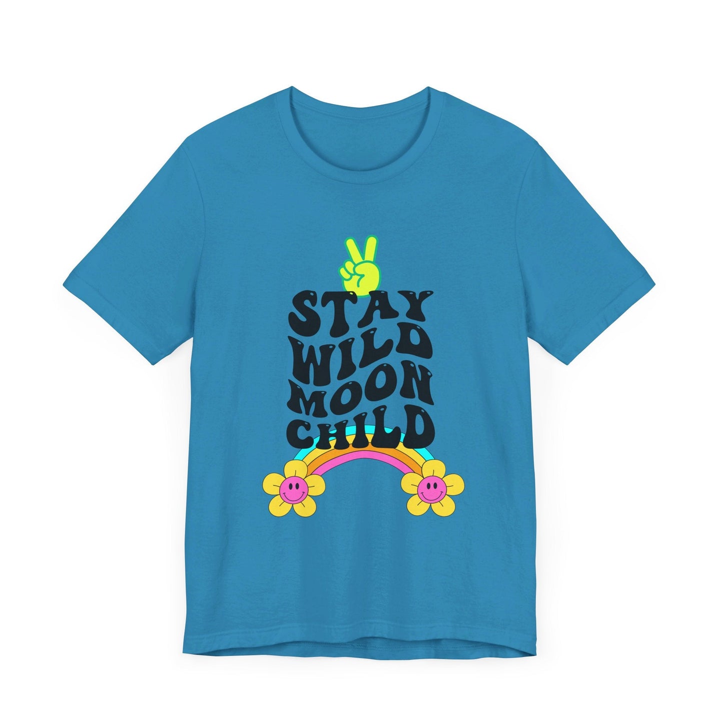 Stay Wild Moon Child Unisex Jersey Short Sleeve Tee - Moon & Starr Handcrafted LLC