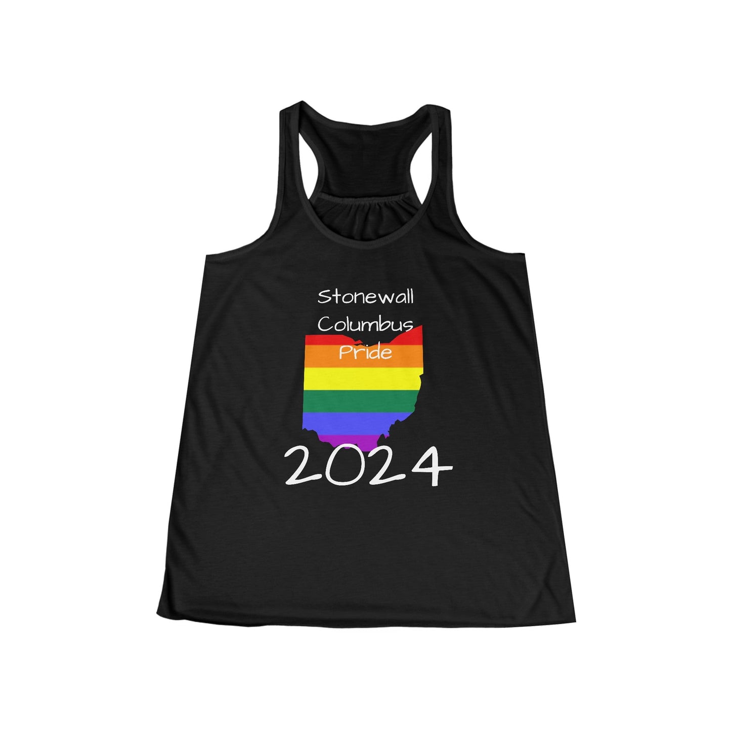 Stonewall Columbus Pride Women's Flowy Racerback Tank - Moon & Starr Handcrafted Jewelry && More!