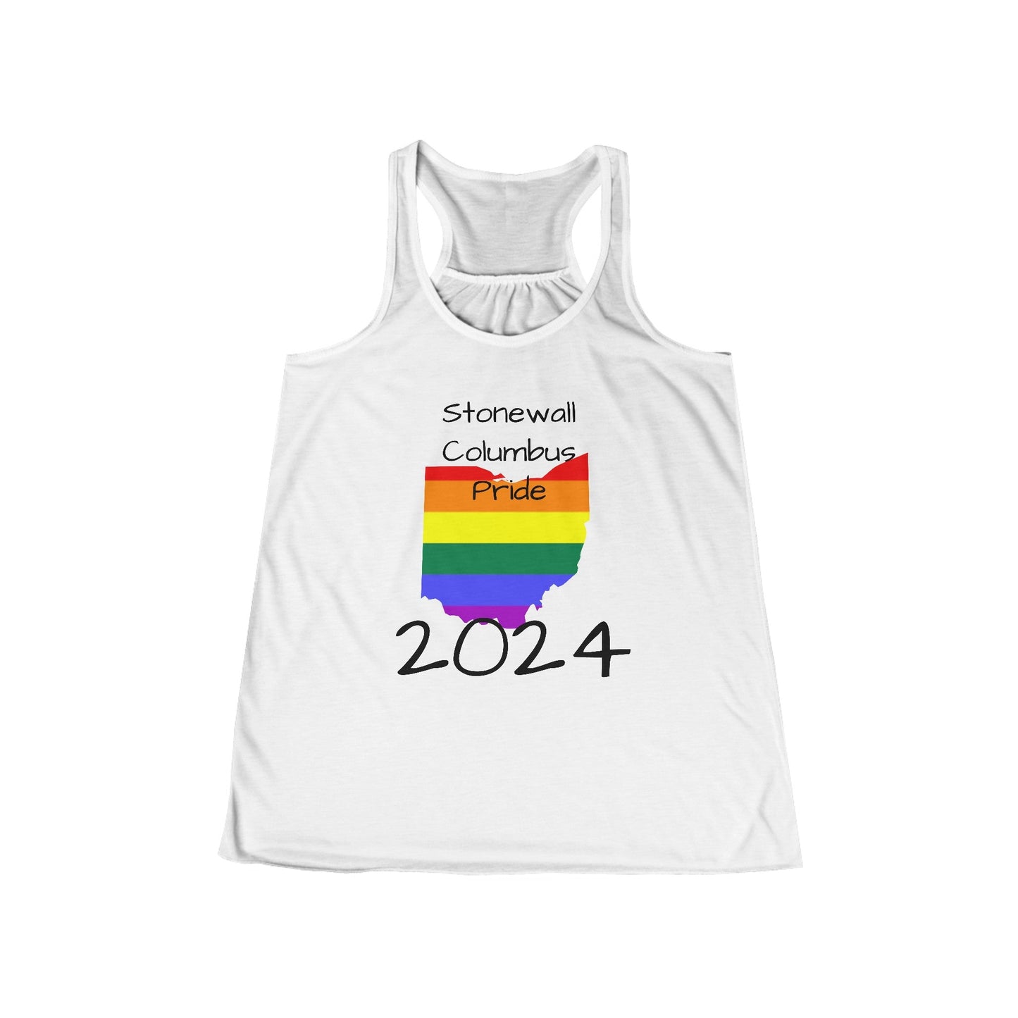 Stonewall Columbus Pride Women's Flowy Racerback Tank - Moon & Starr Handcrafted Jewelry && More!