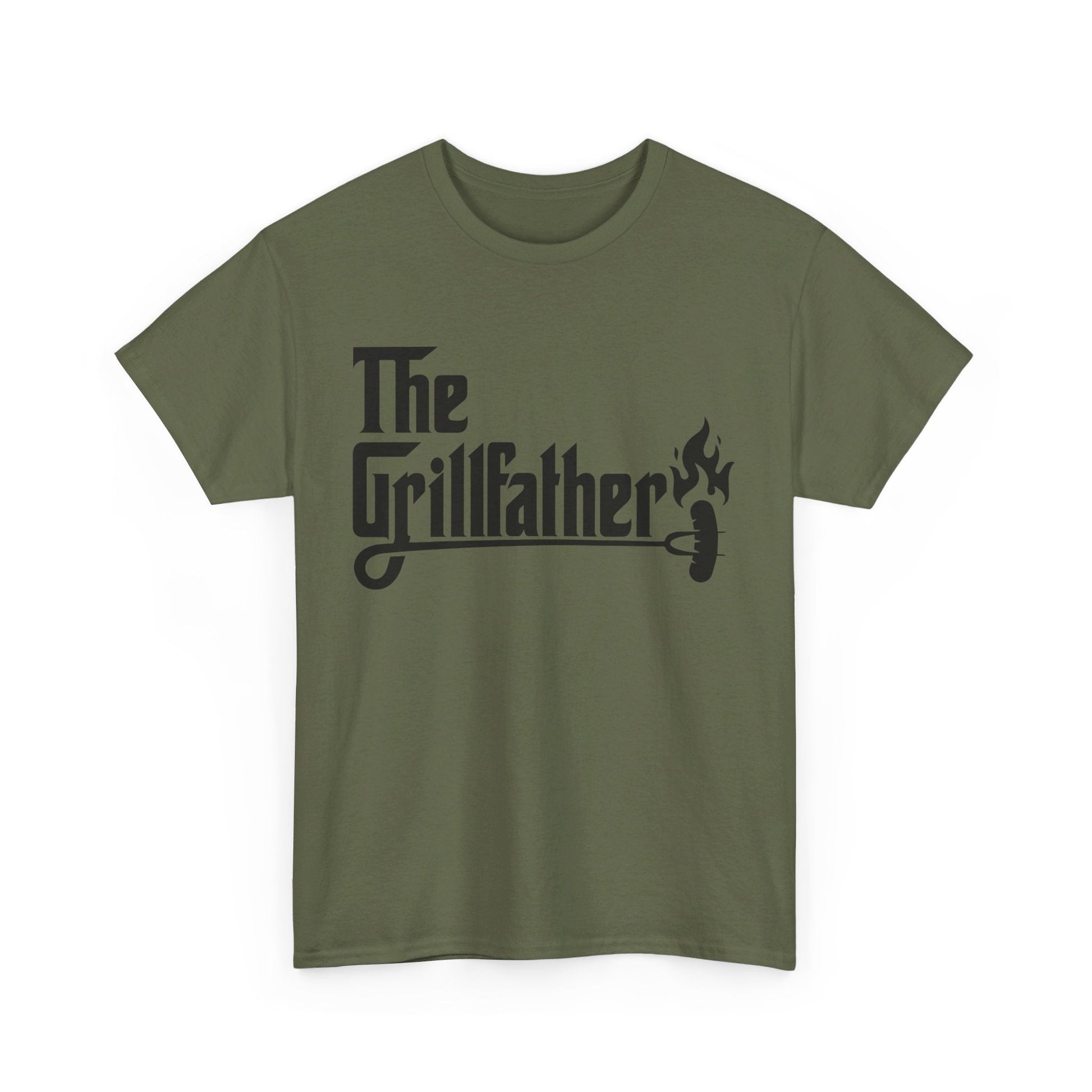 The Grillfather Unisex Heavy Cotton Tee For Dads - Moon & Starr Handcrafted LLC