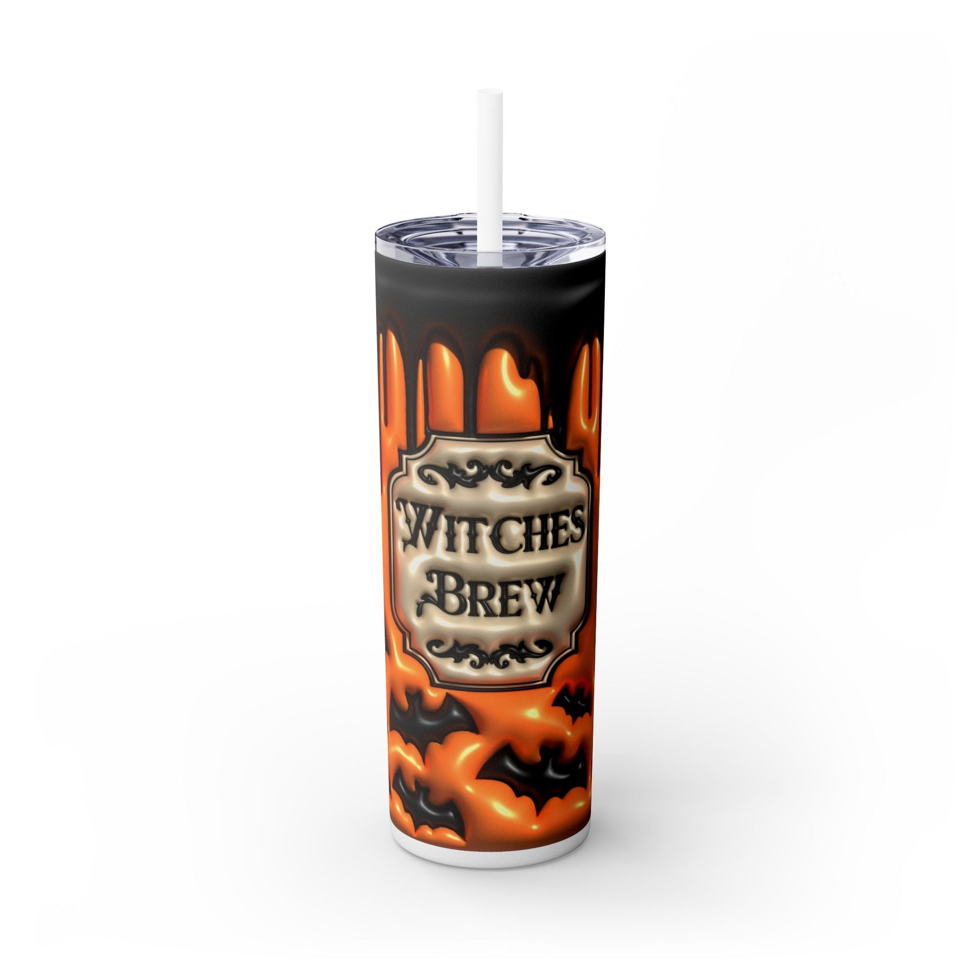 Witches Brew Drippy 3D Halloween Tumbler - Moon & Starr Handcrafted LLC