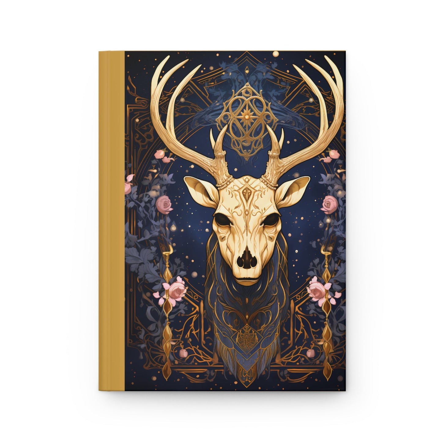 Witchy Deer Skull Hardcover Journal - Moon & Starr Handcrafted Jewelry && More!